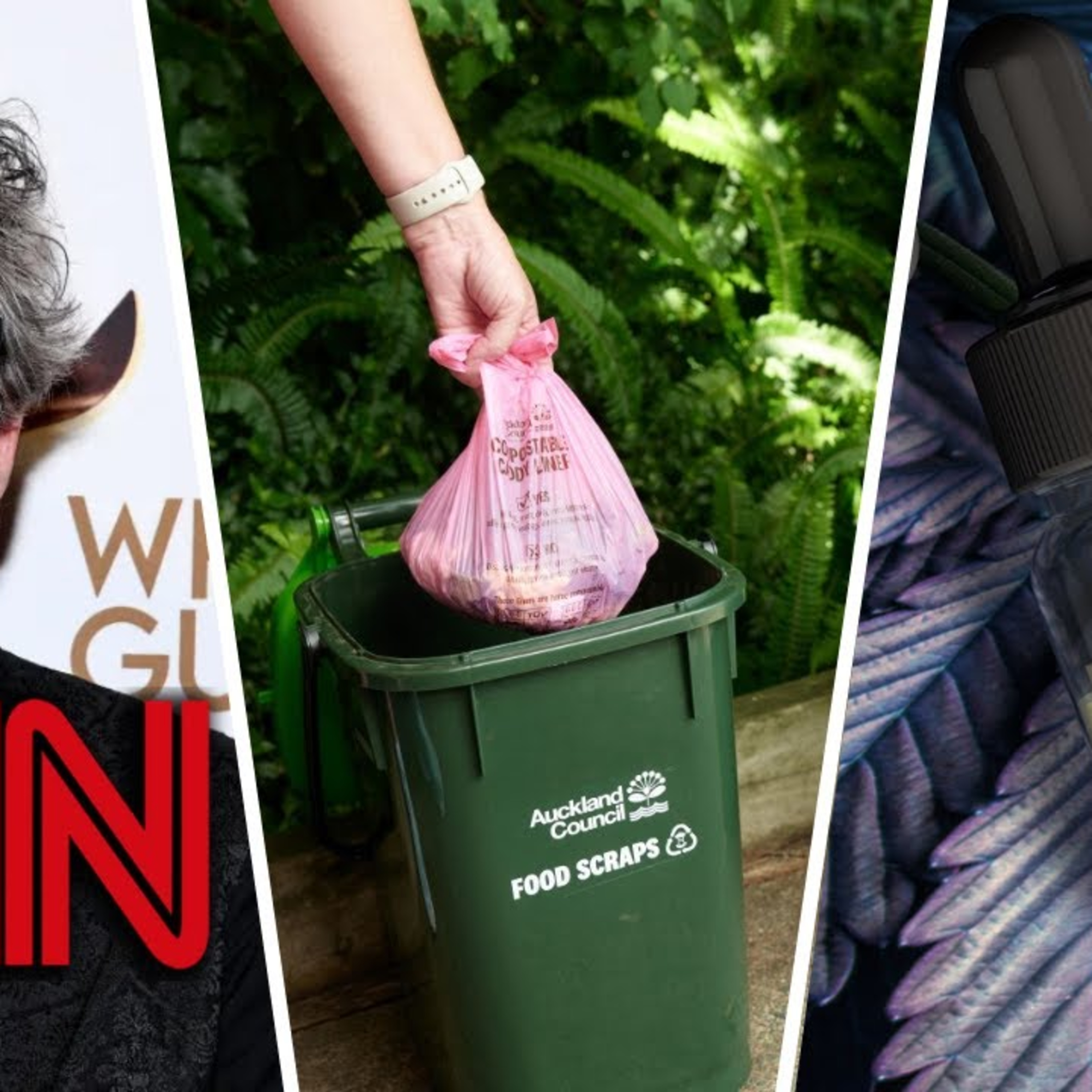#BHN Govt scraps waste minimisation | NZ Medicinal Cannabis use increases | Neil Gaiman Allegations episode artwork