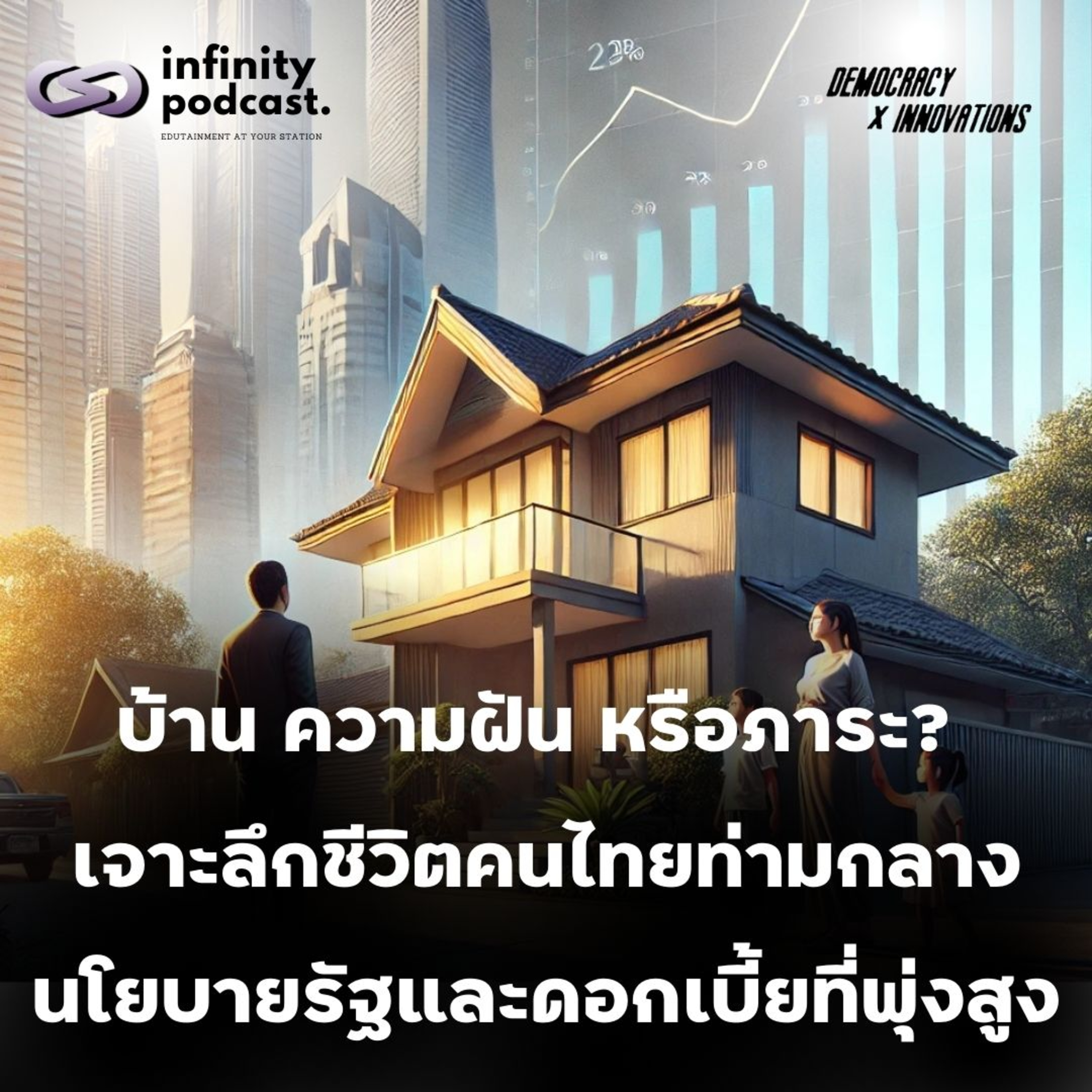 บ้านหรือภาระ? เจาะลึกชีวิตคนไทยท่ามกลางนโยบายรัฐและดอกเบี้ยที่พุ่งสูง | Democracy X Innovations EP.225