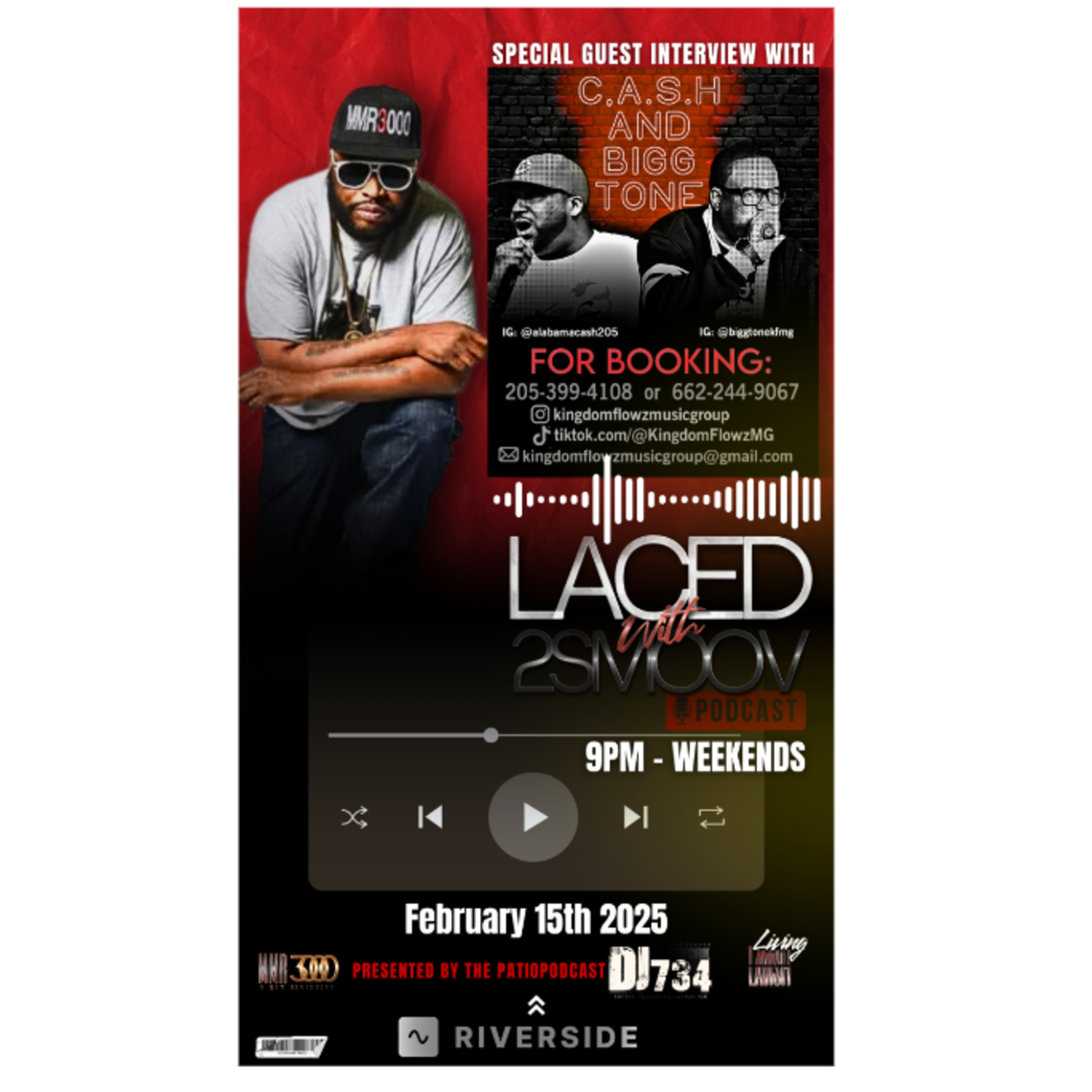 LACED WITH 2SMOOV (PRESENTED BY THE #PATIOPODCAST) with Co -Host DJHARDWORK734