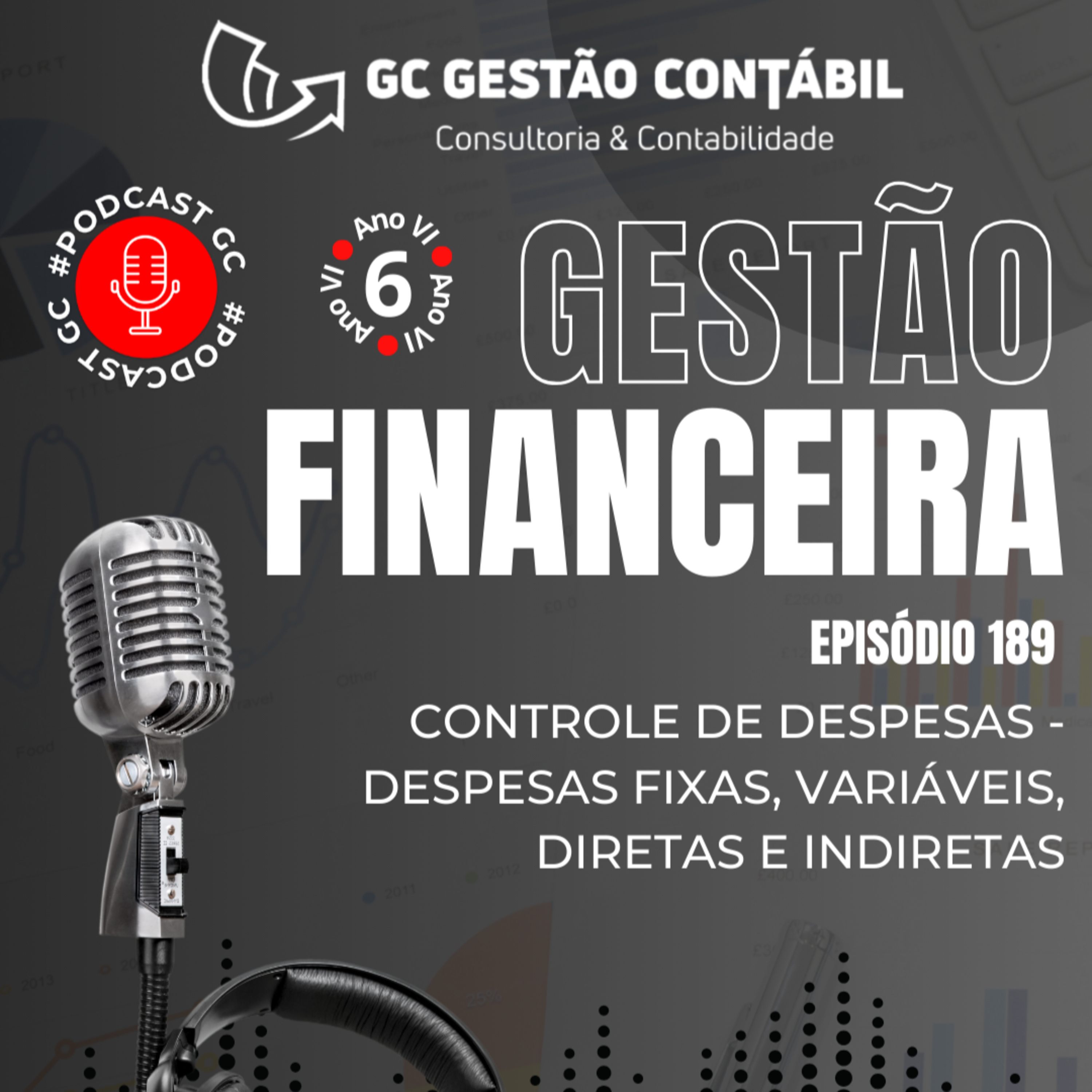 #PodCastGC 189: Controle de Despesas - despesas fixas, variáveis, diretas e indiretas