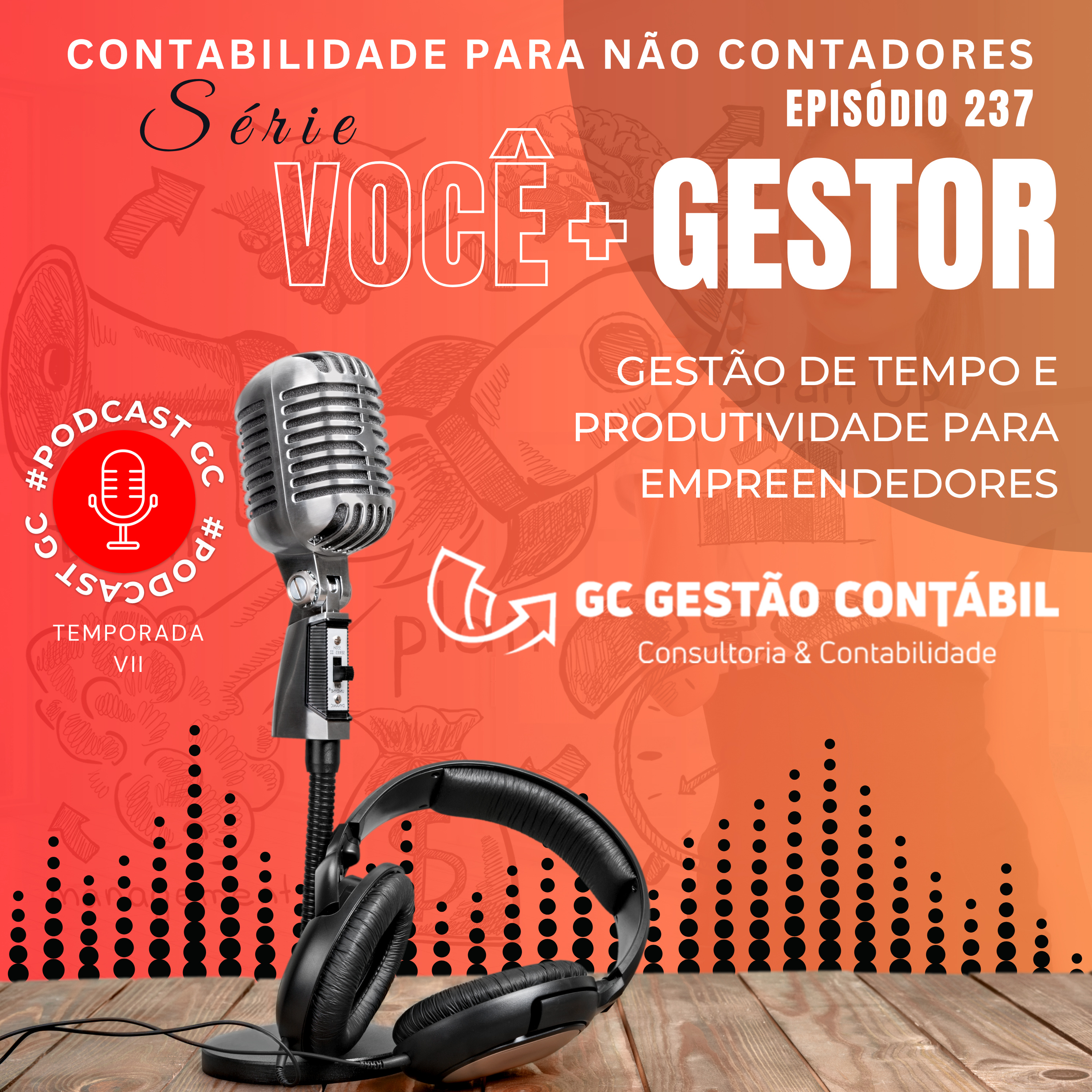 #PodCastGC 237: Gestão de Tempo e Produtividade para Empreendedores episode artwork