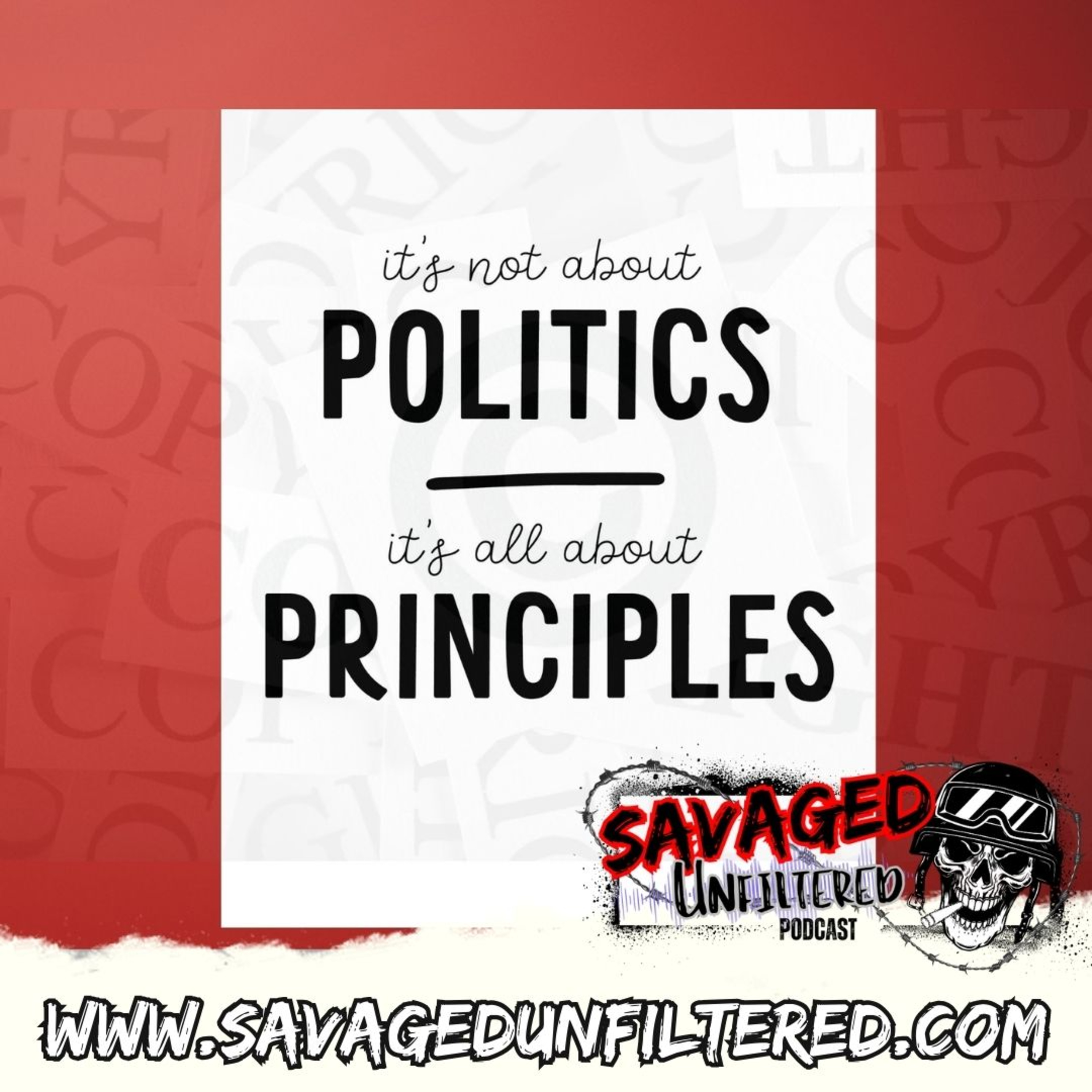 S4 • E496: It's not about politics, it's about principles  episode artwork