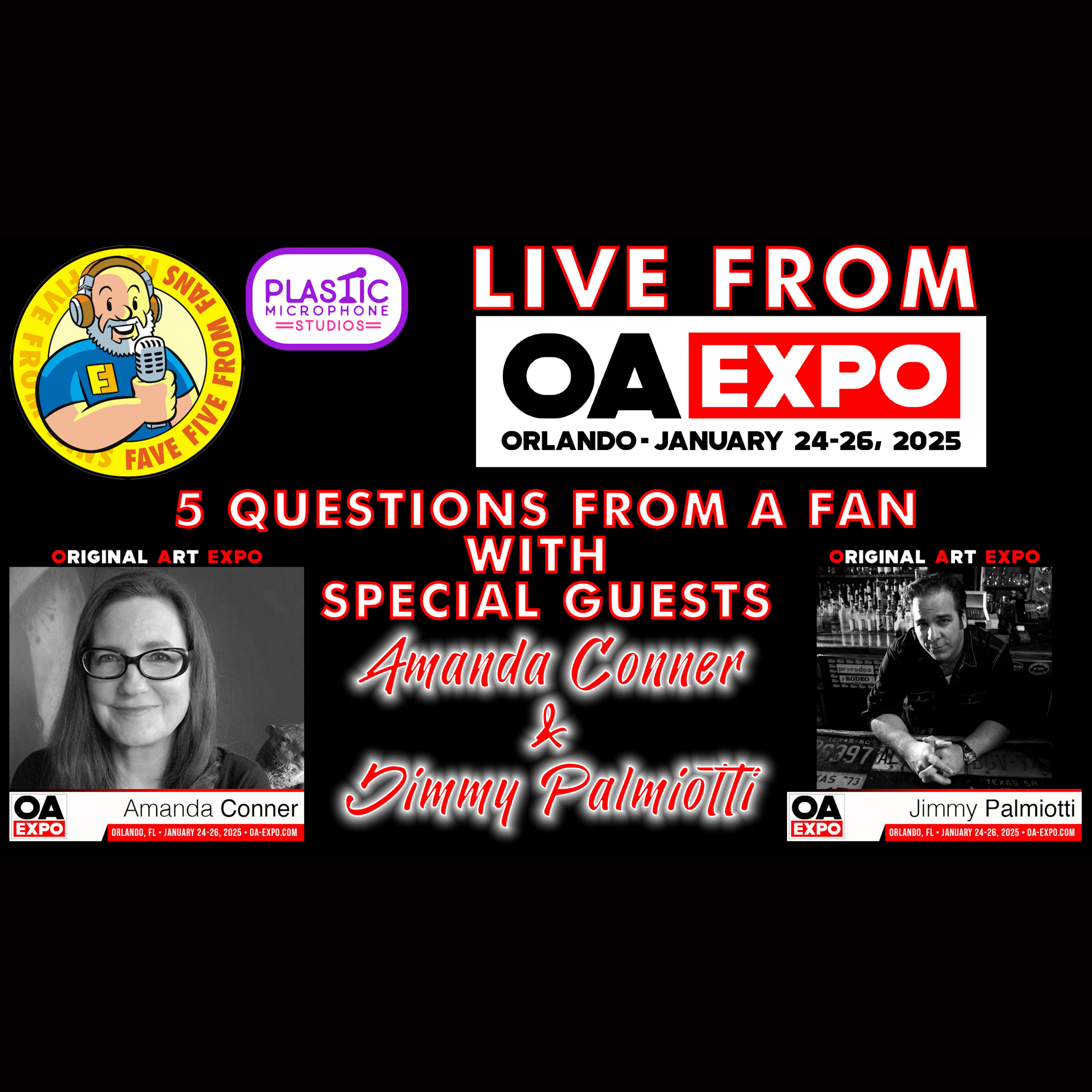 Five Questions From A Fan Ep005 with Amanda Conner & Jimmy Palmiotti episode artwork
