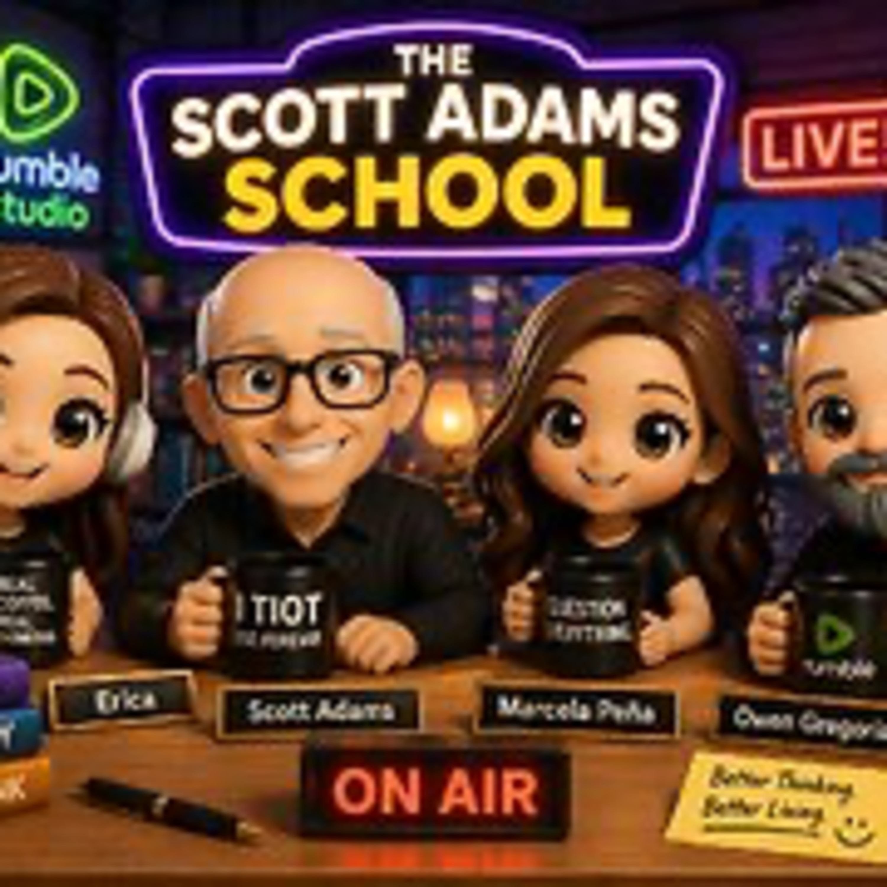 The Scott Adams School - 04/17/26 Home Team. Missing Scientists, Swalwell, Ai, Save America Act...
