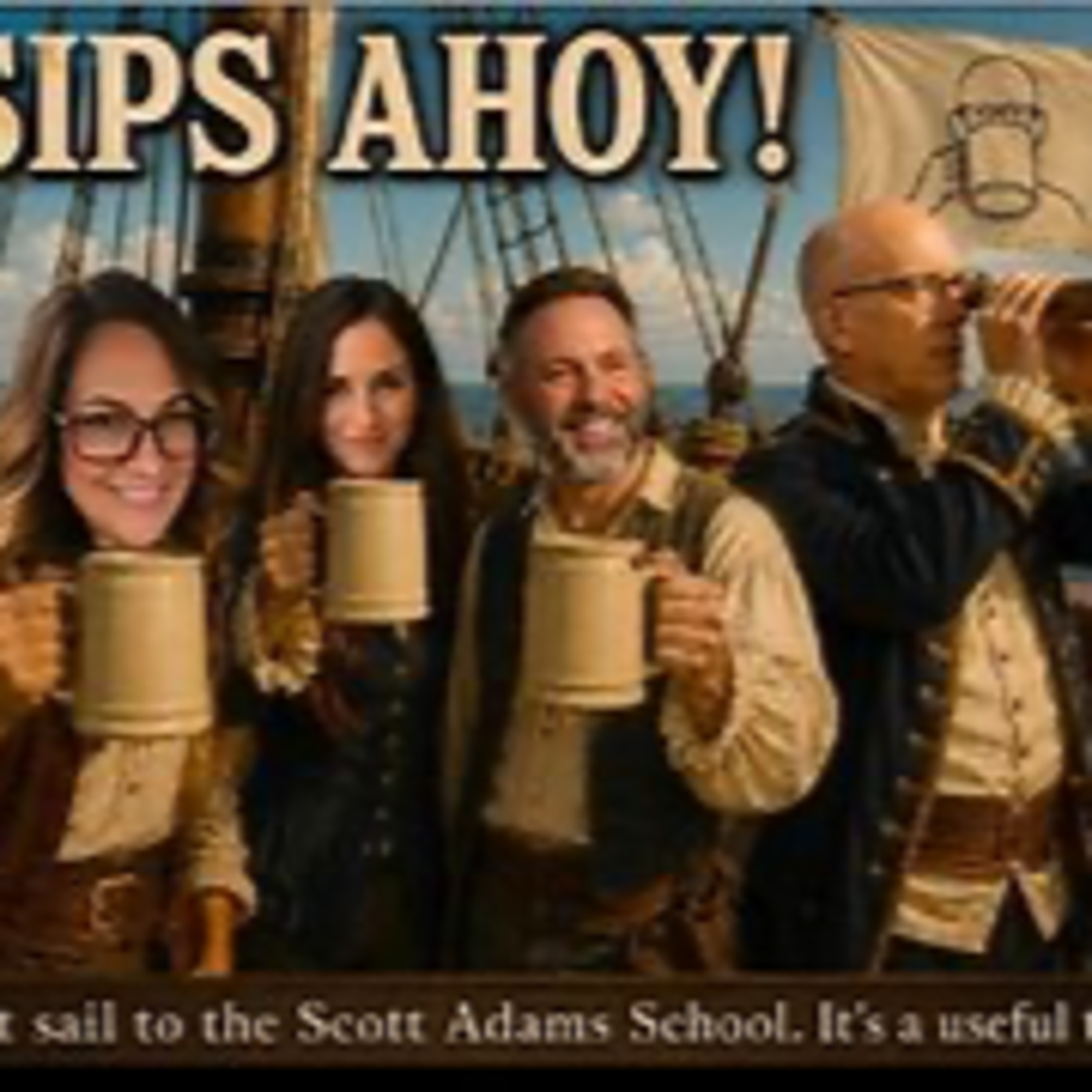 The Scott Adams School - 07/27/26 Monday With The Home Team & A Double White Board!