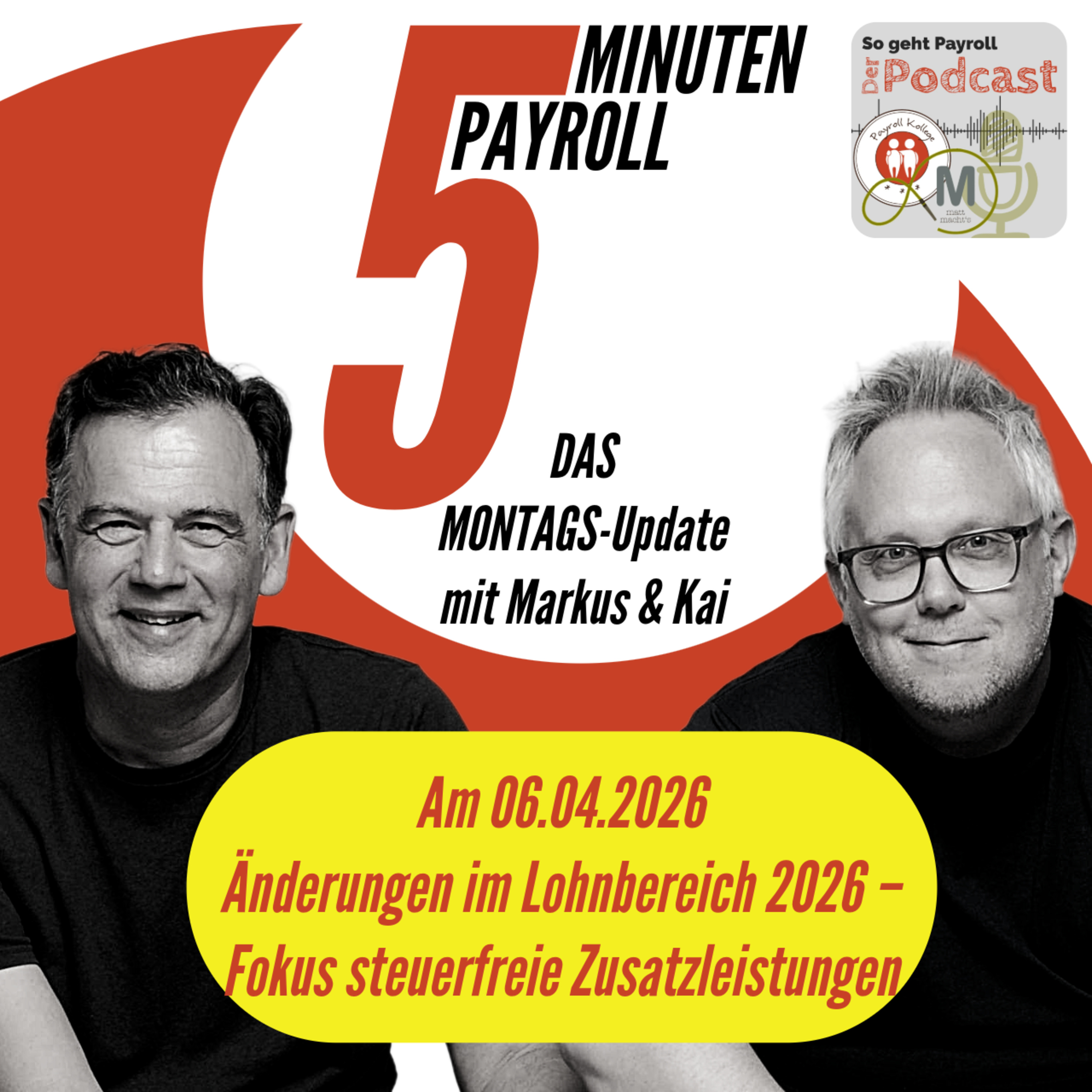 STEUERFREIE BENEFITS | 5 Minuten Payroll das Montags-Update episode artwork