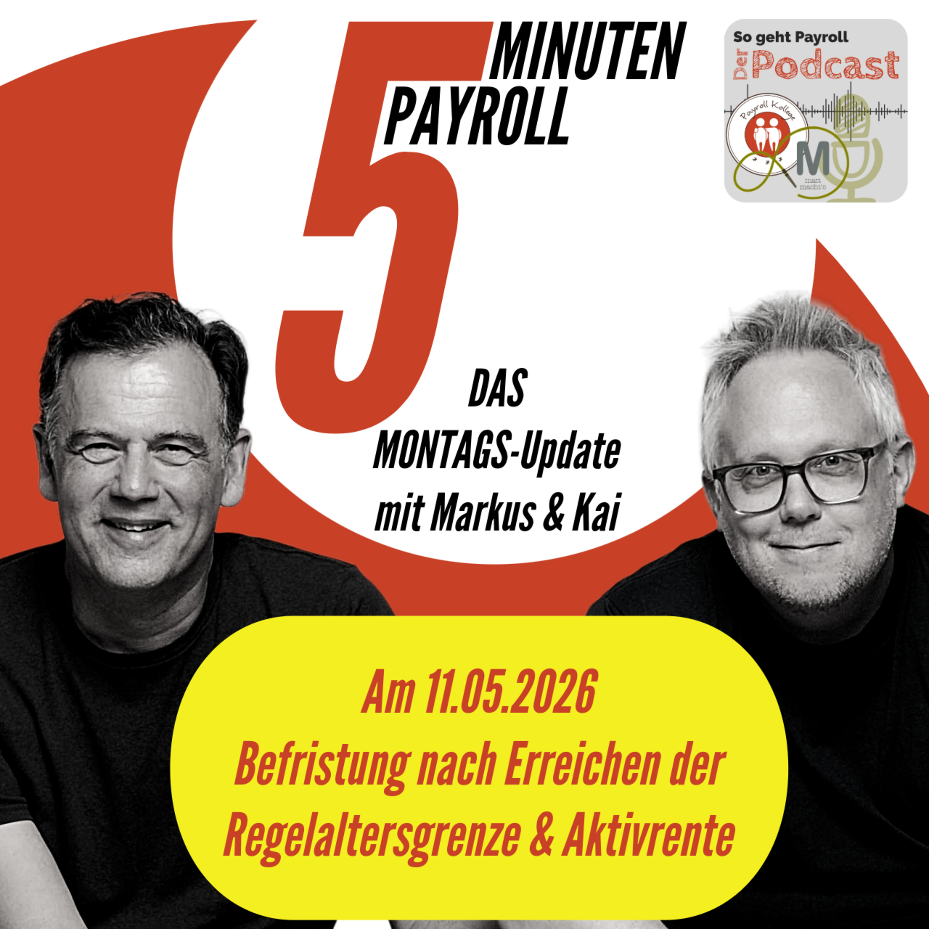 ARBEITEN TROTZ RENTE | 5 Minuten Payroll das Montags-Update episode artwork