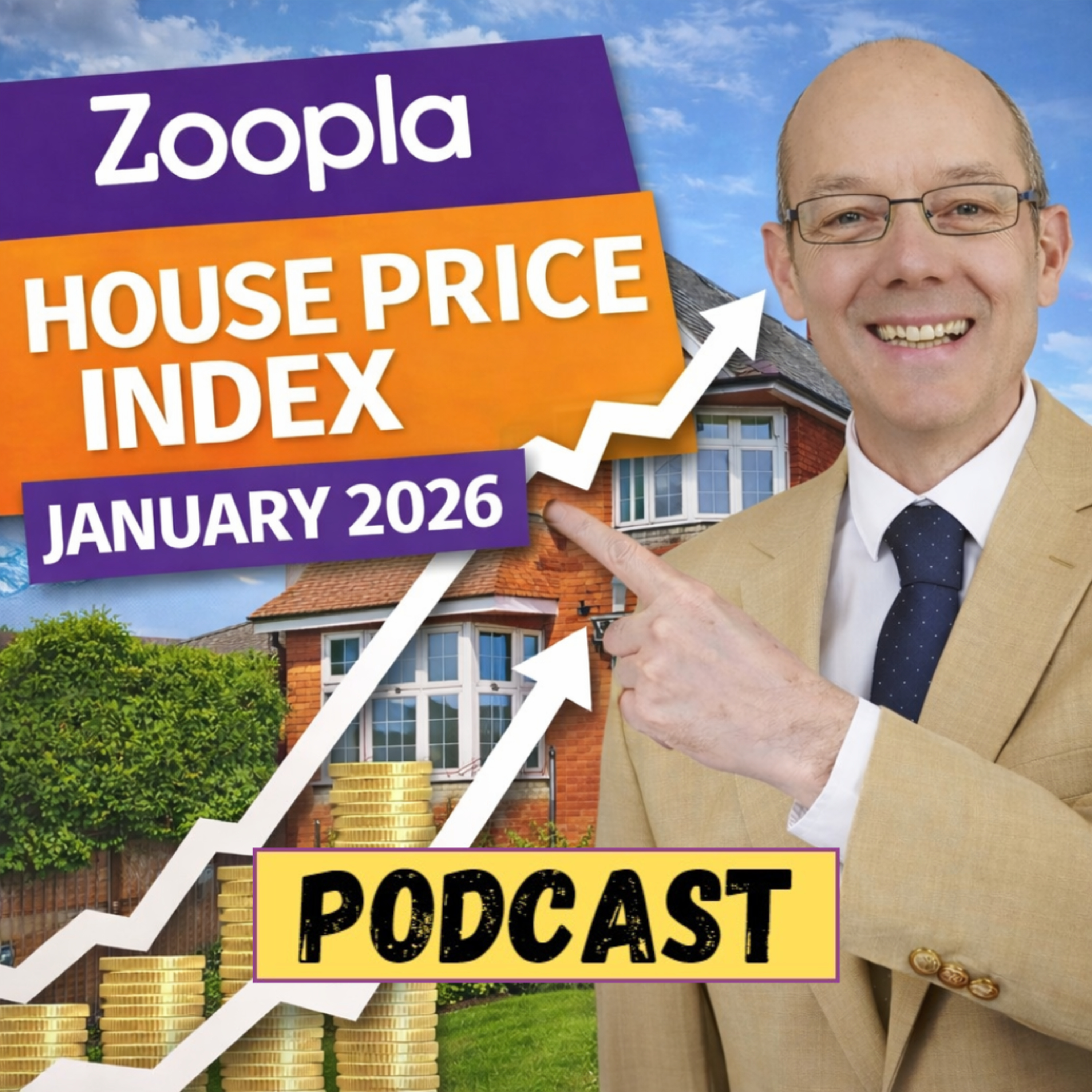 ZOOPLA HOUSE PRICE INDEX – JANUARY 2026 episode artwork
