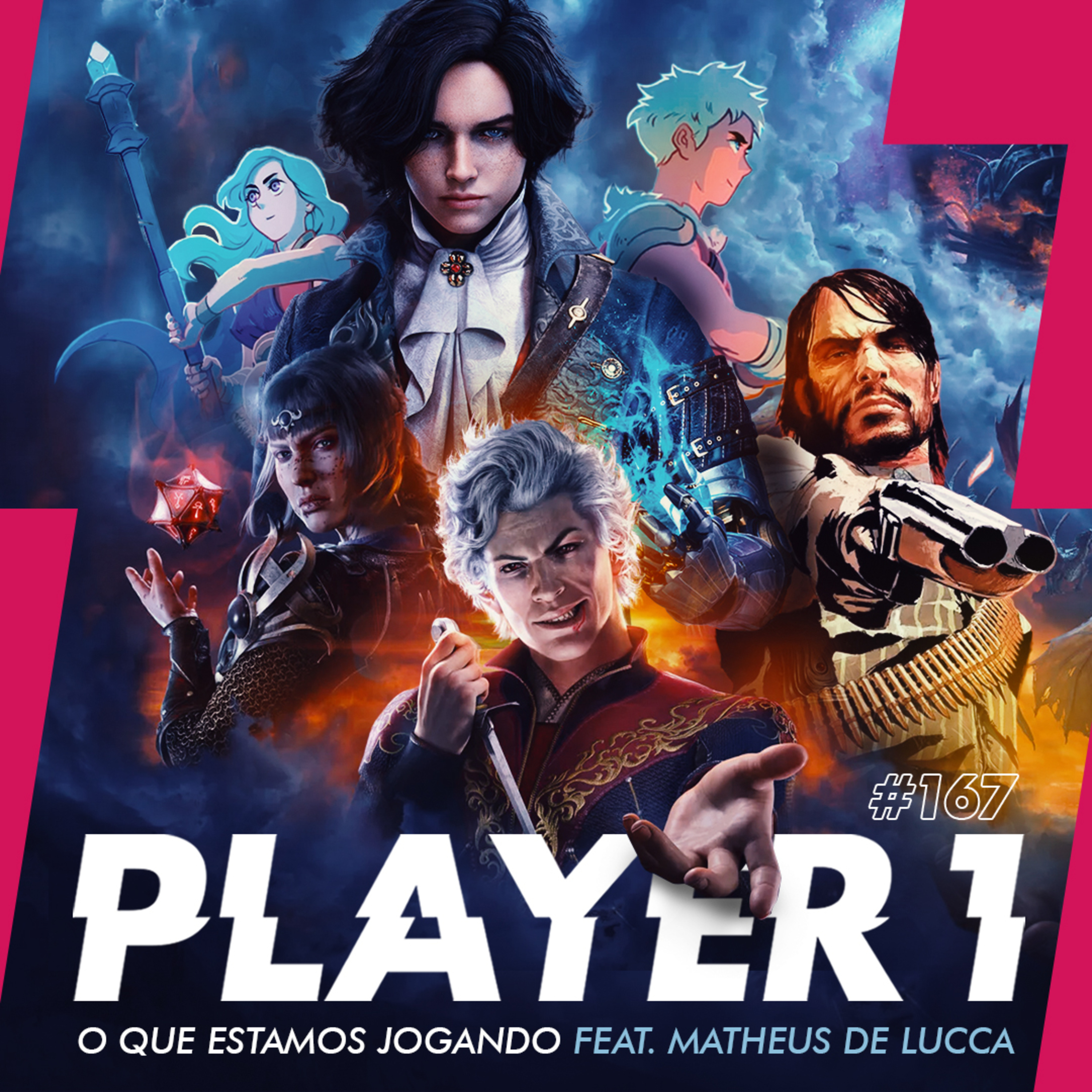 167 - P1 JOGA - BALDUR`S GATE 3, SEA OF STARS, RED DEAD E LIES OF P (COM MATHEUS DE LUCCA) episode artwork