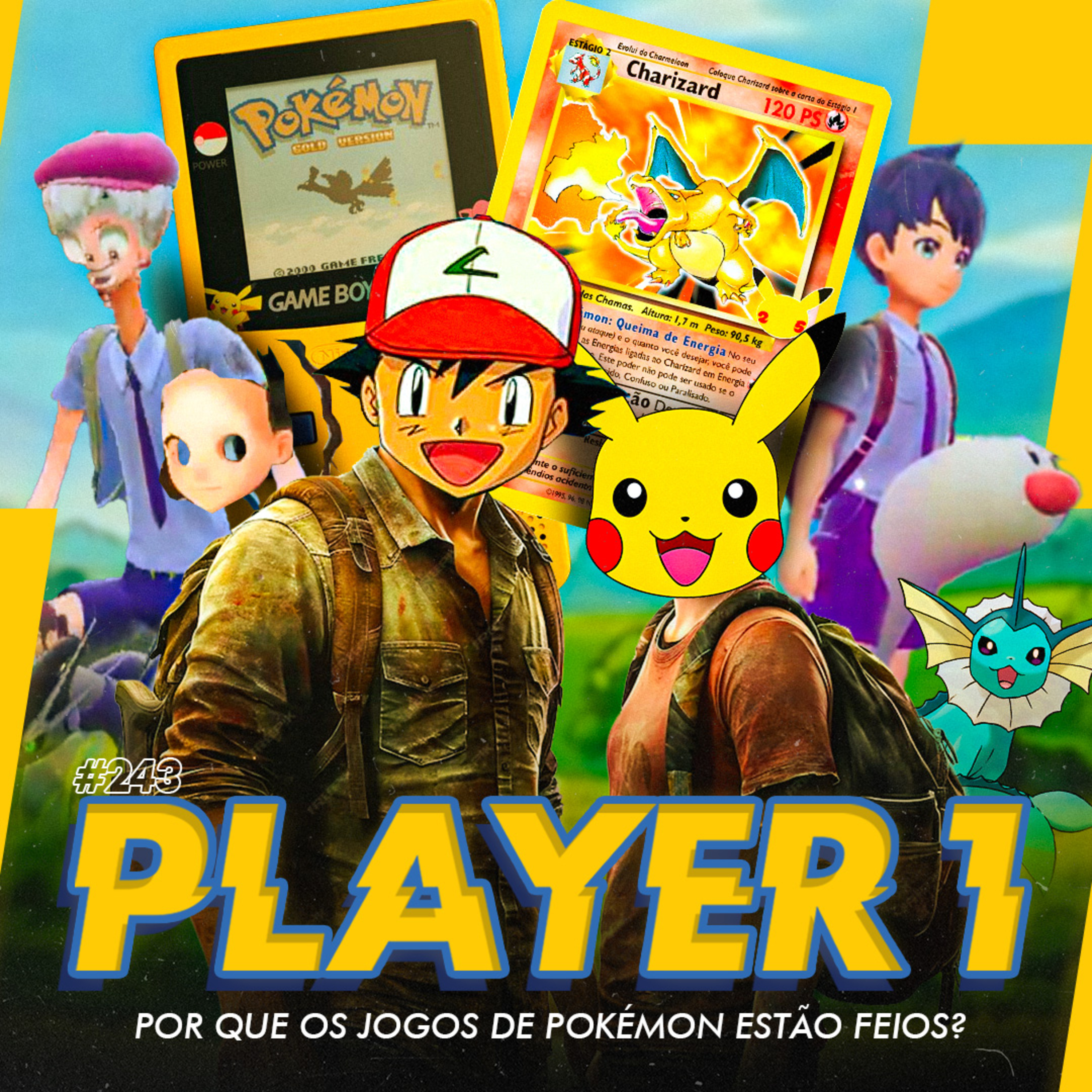 243 - POR QUE OS JOGOS DE POKÉMON ESTÃO FEIOS? episode artwork