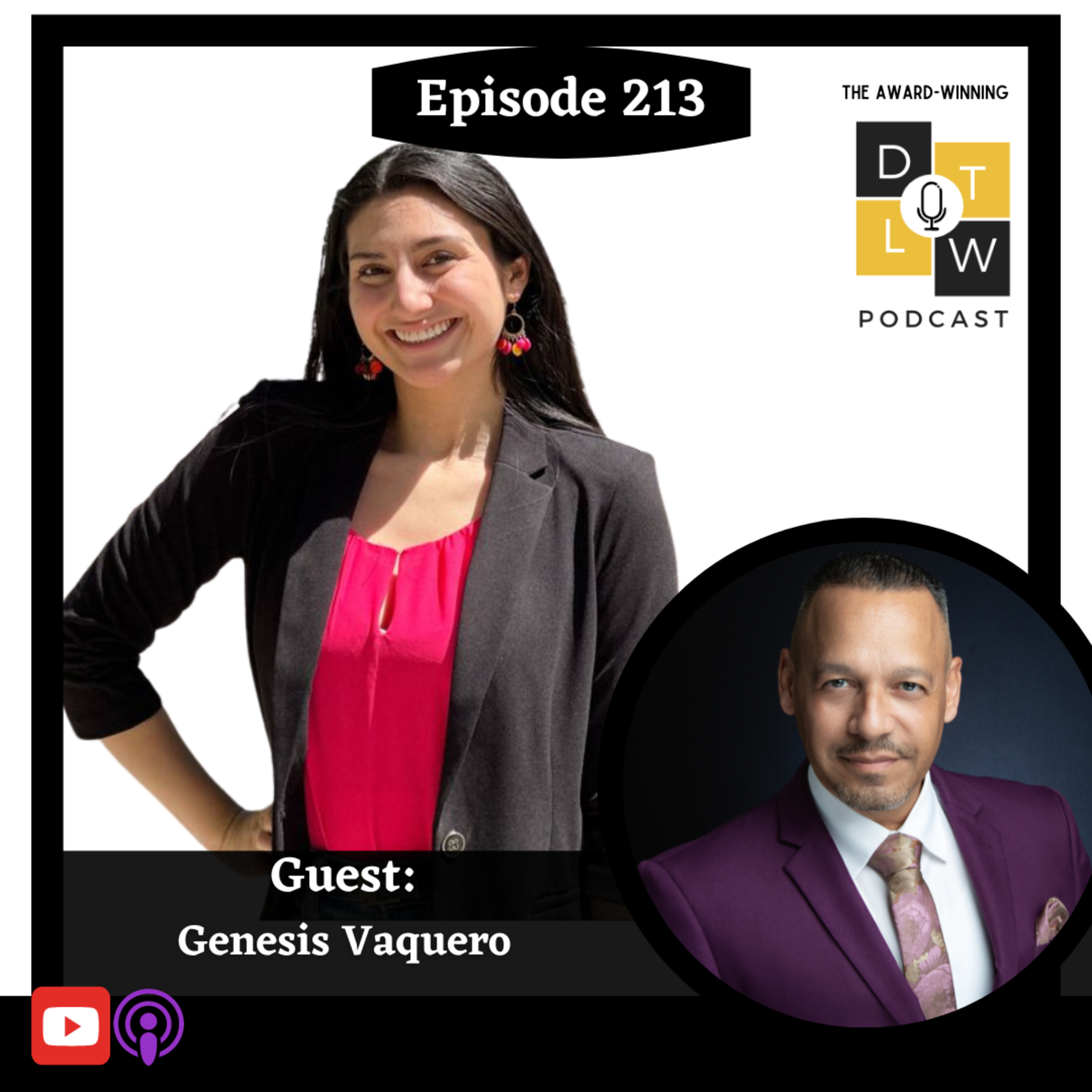 Episode 213: Social Presence Unlocked: Navigating Social Media for Young Professionals with Genesis Vaquero. episode artwork