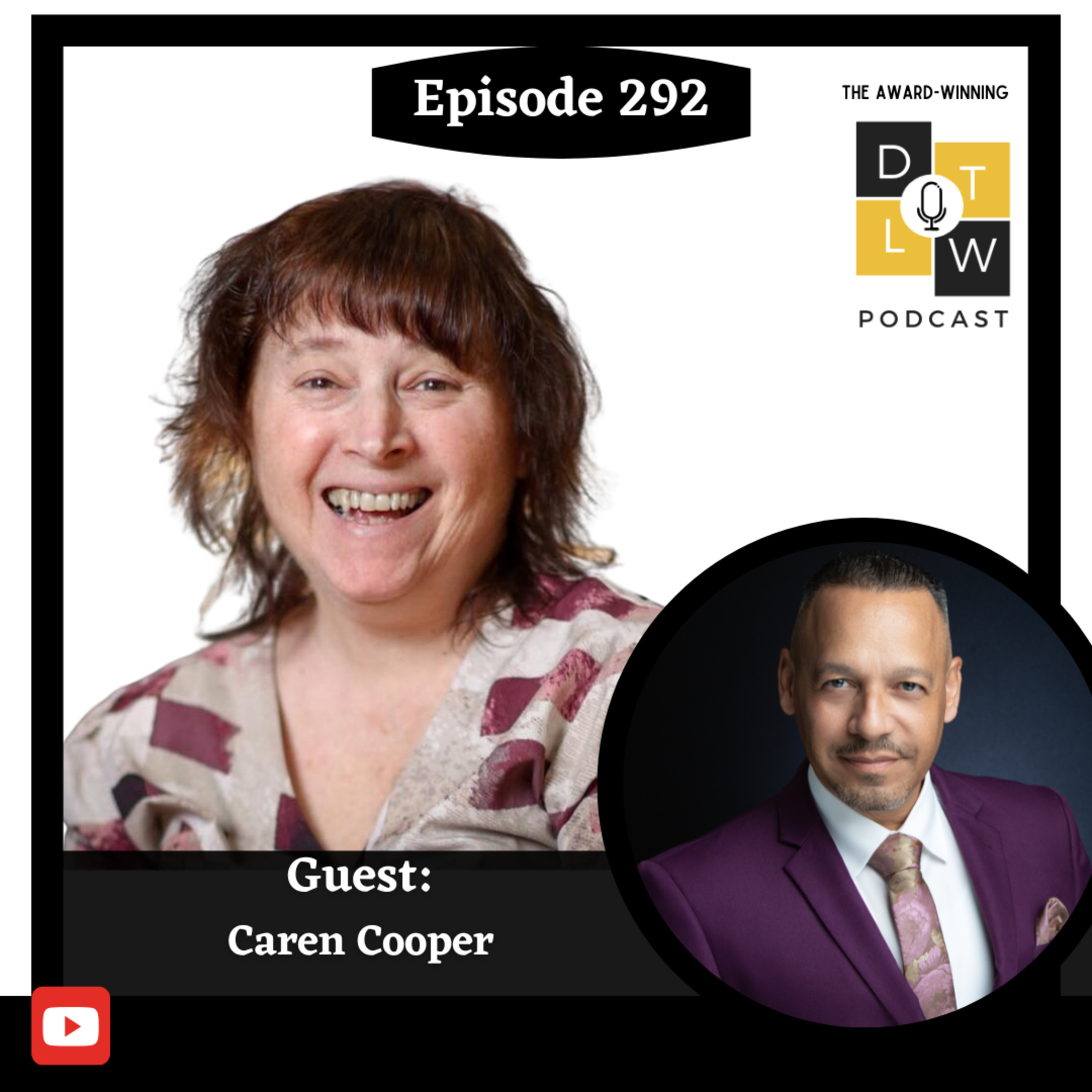 Episode 292: Overcoming Imposter Syndrome in Leadership with Caren Cooper. episode artwork