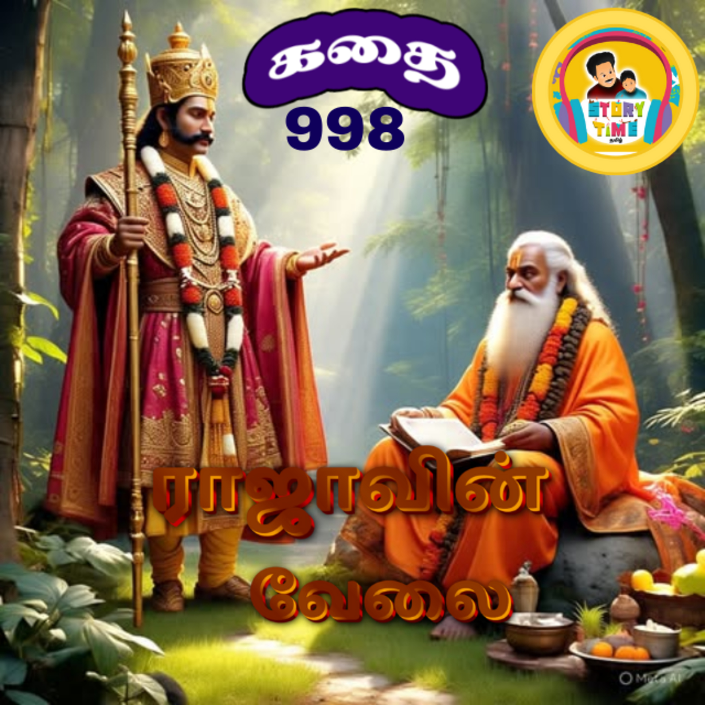 STORY 998 | ராஜாவின் வேலை | STORY TIME TAMIL
