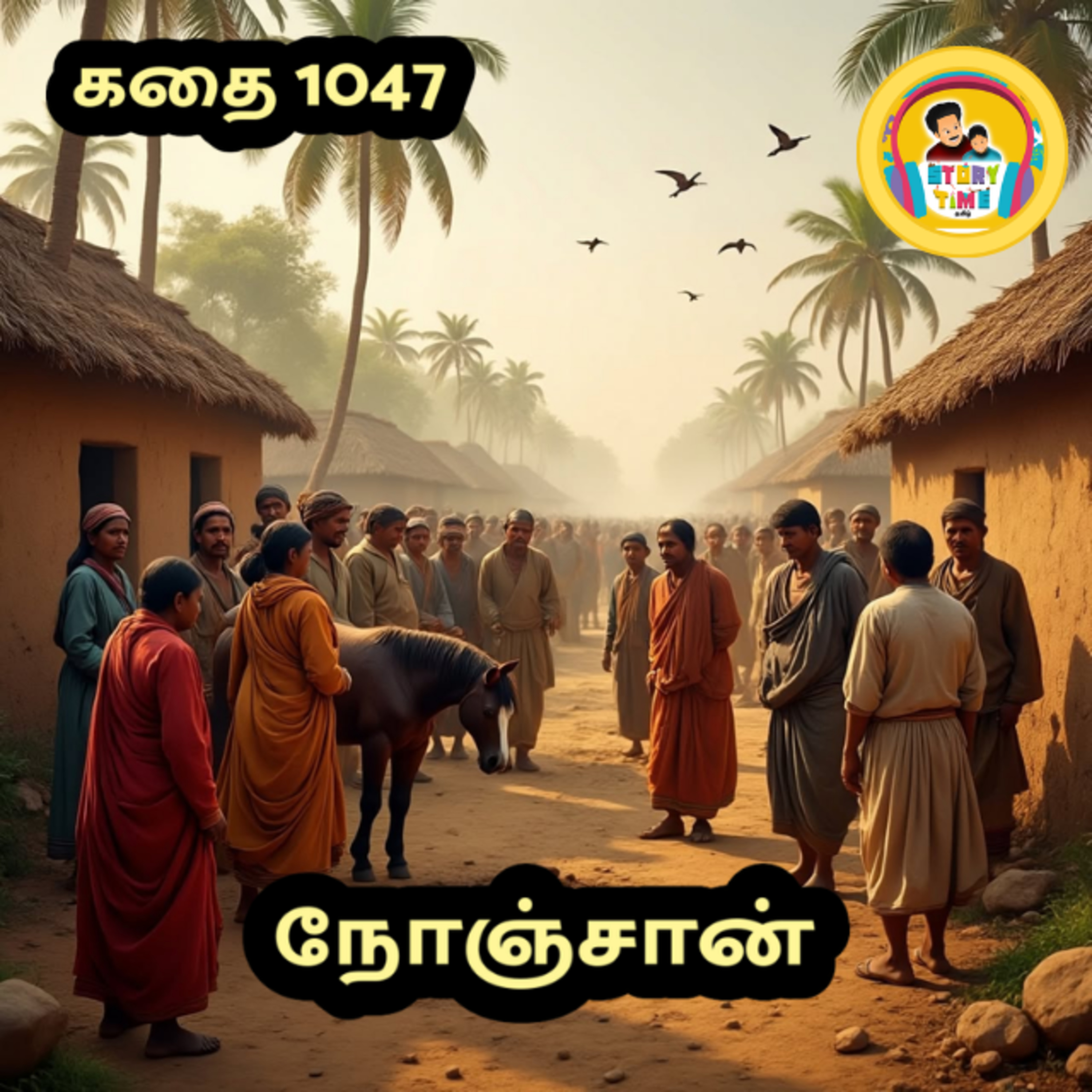 STORY 1047 | நோஞ்சான் | STORY TIME TAMIL