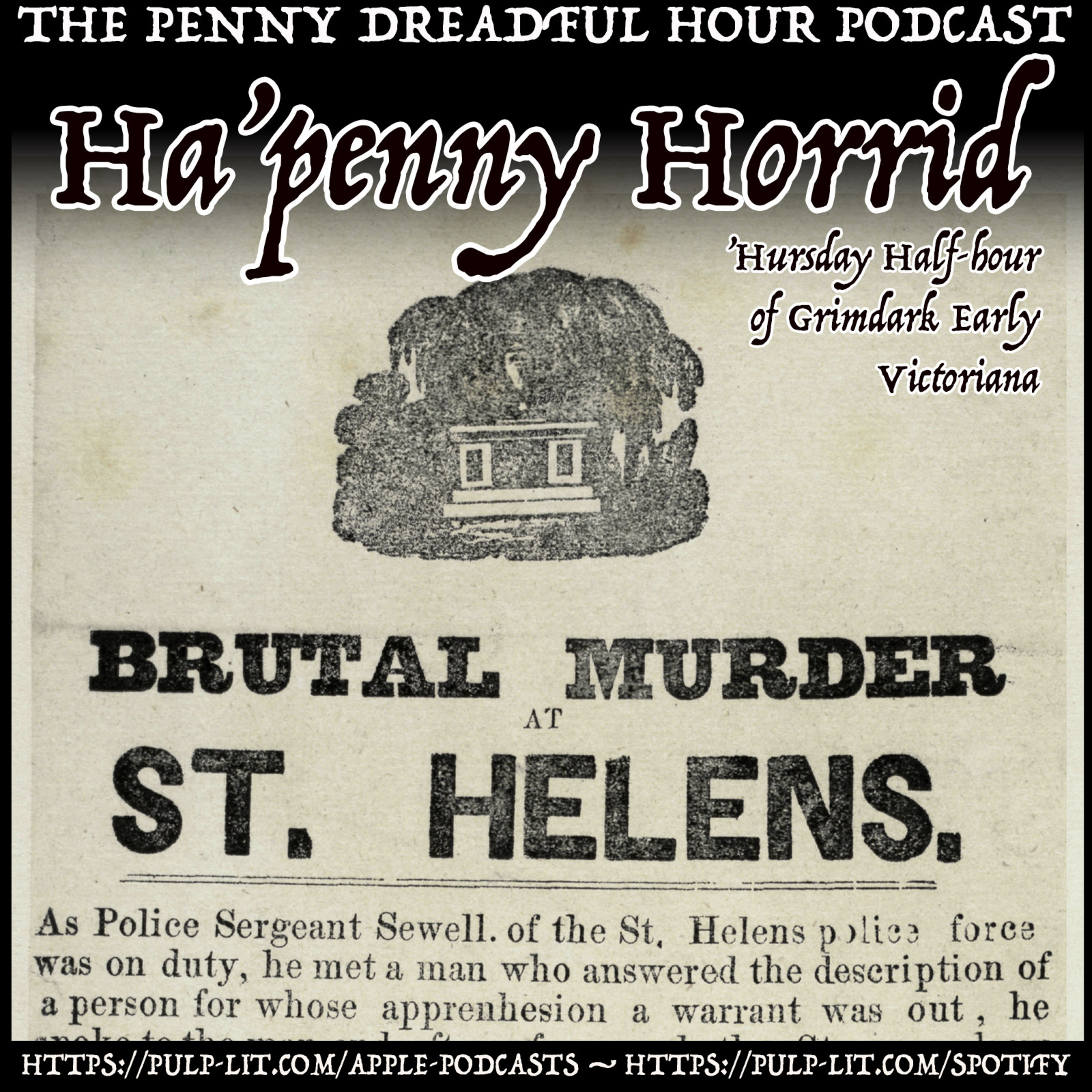 3.03: The villain raises the knife just as Spring-Heel'd Jack arrives! — The Policeman's Murder. — Killed by fear itself! (A Ha'penny Horror 'Hursday half-hour episode)