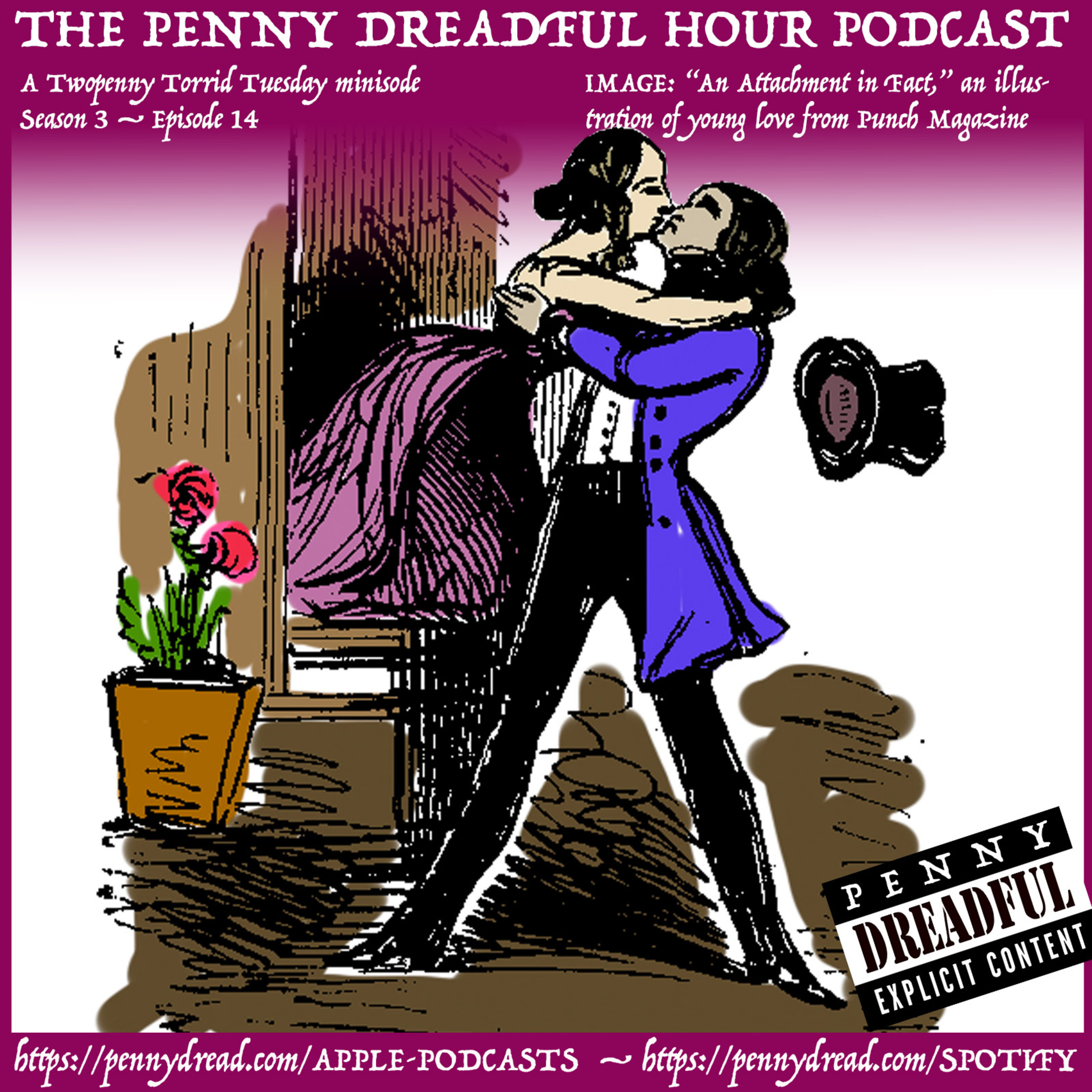 3.14: The curiosity of young Edgar DeVille (Cruella's ancestor?) gets him into a tight spot! — Plus some early-Victorian dirty jokes and naughty song lyrics!