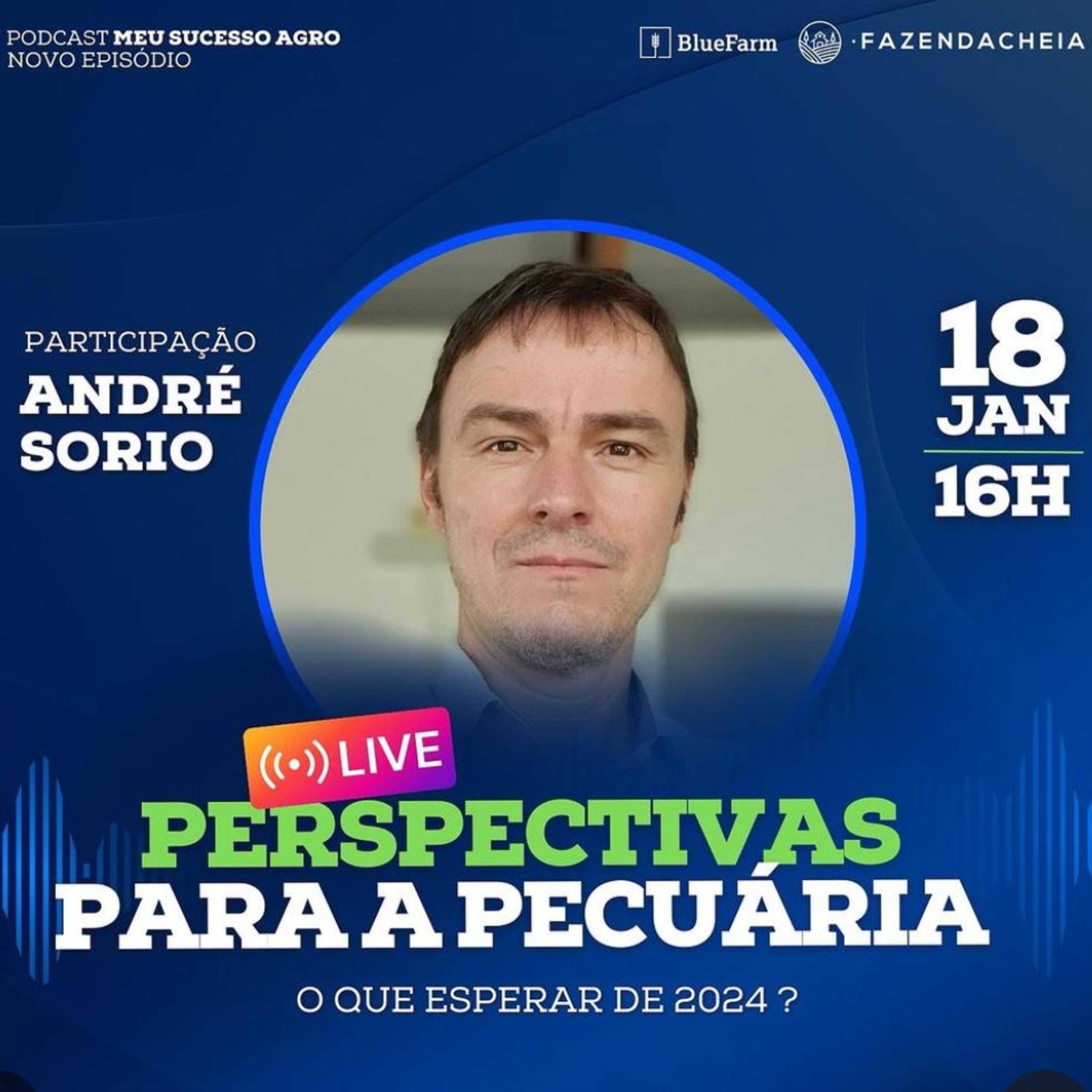 O QUE ESPERAR DO AGRO EM 2024 ? | Com André Sorio episode artwork