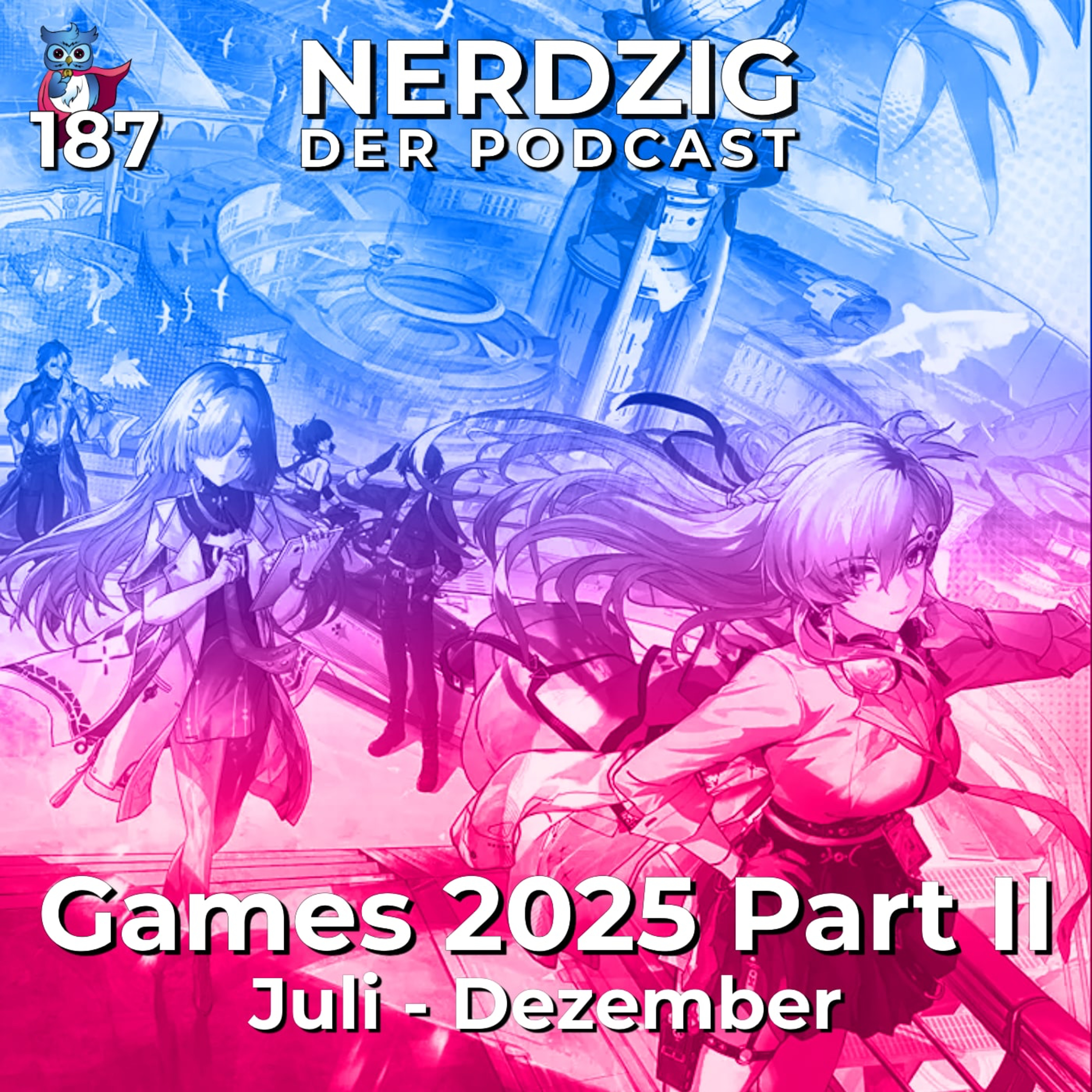 Nerdzig - Der Podcast #187 – Games 2025 Part 2 - Das Spielehalbjahr 2025 Juli bis Dezember episode artwork
