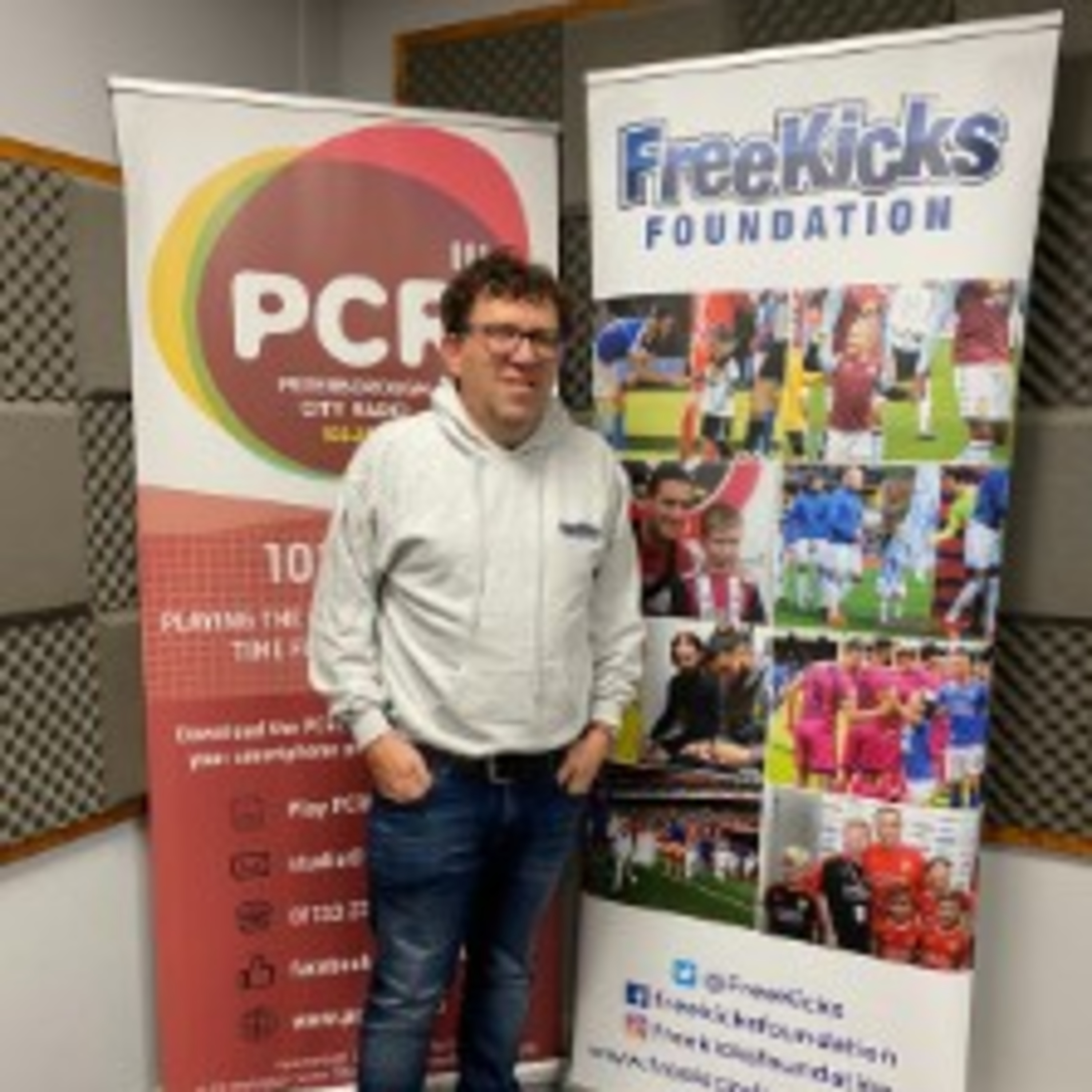 The PCR Sports Show - Friday 9th January 2026 - Steve Thorpe, co-founder of the Free Kicks Foundation episode artwork