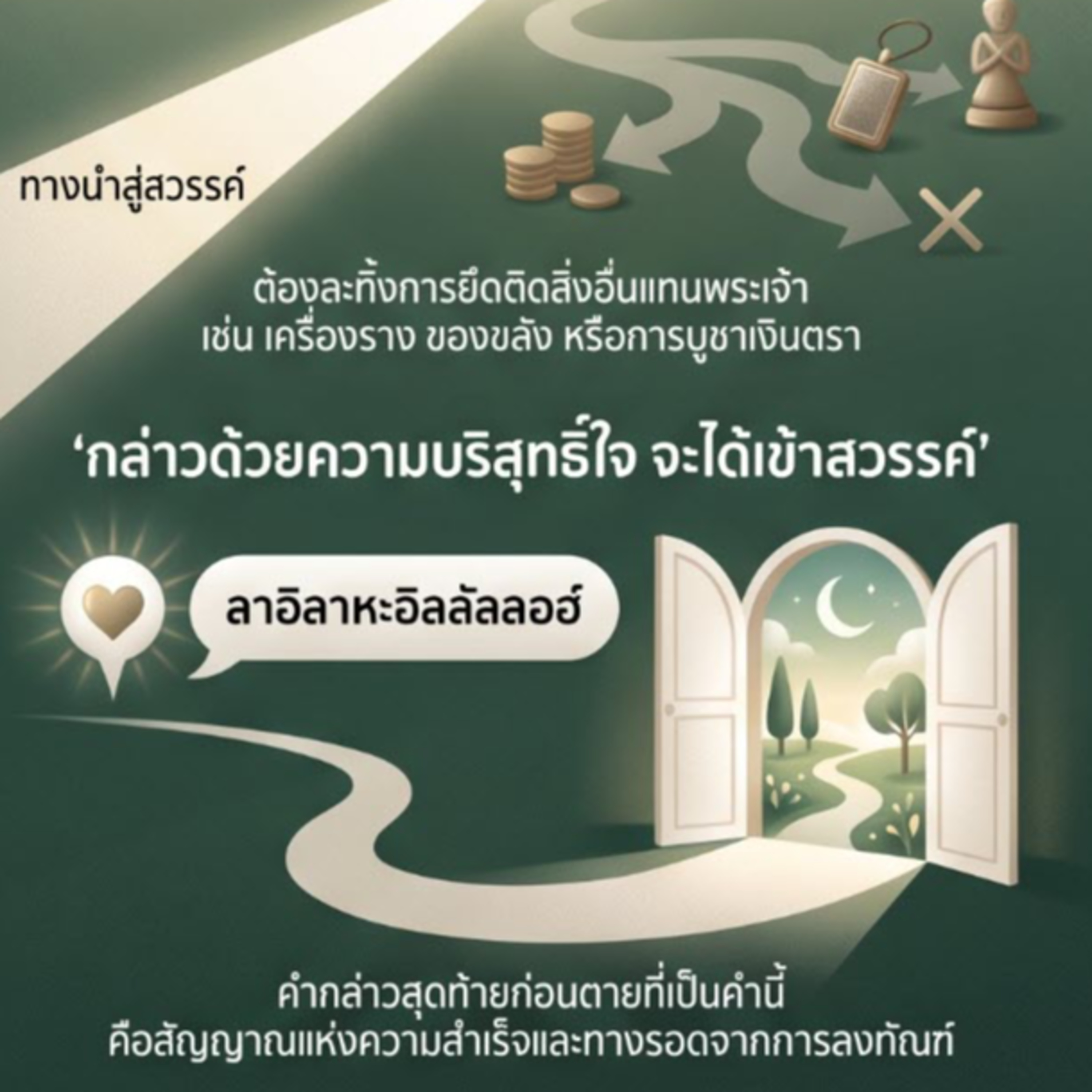 ลาอิลาฮะอิลลัลลอฮฺ : กุญแจสู่สวรรค์