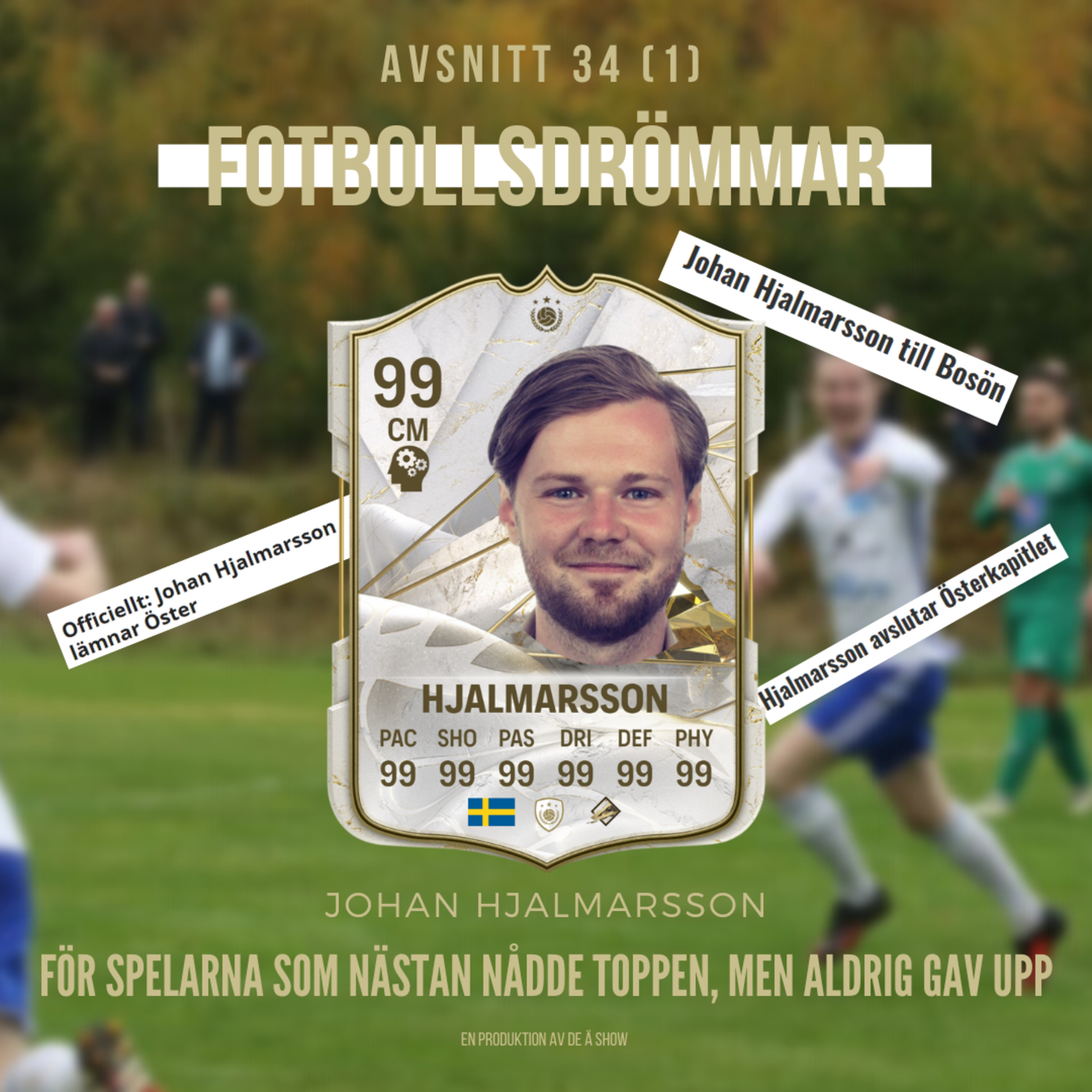 34. FOTBOLLSDRÖMMAR #1 - Johan Hjalmarsson episode artwork