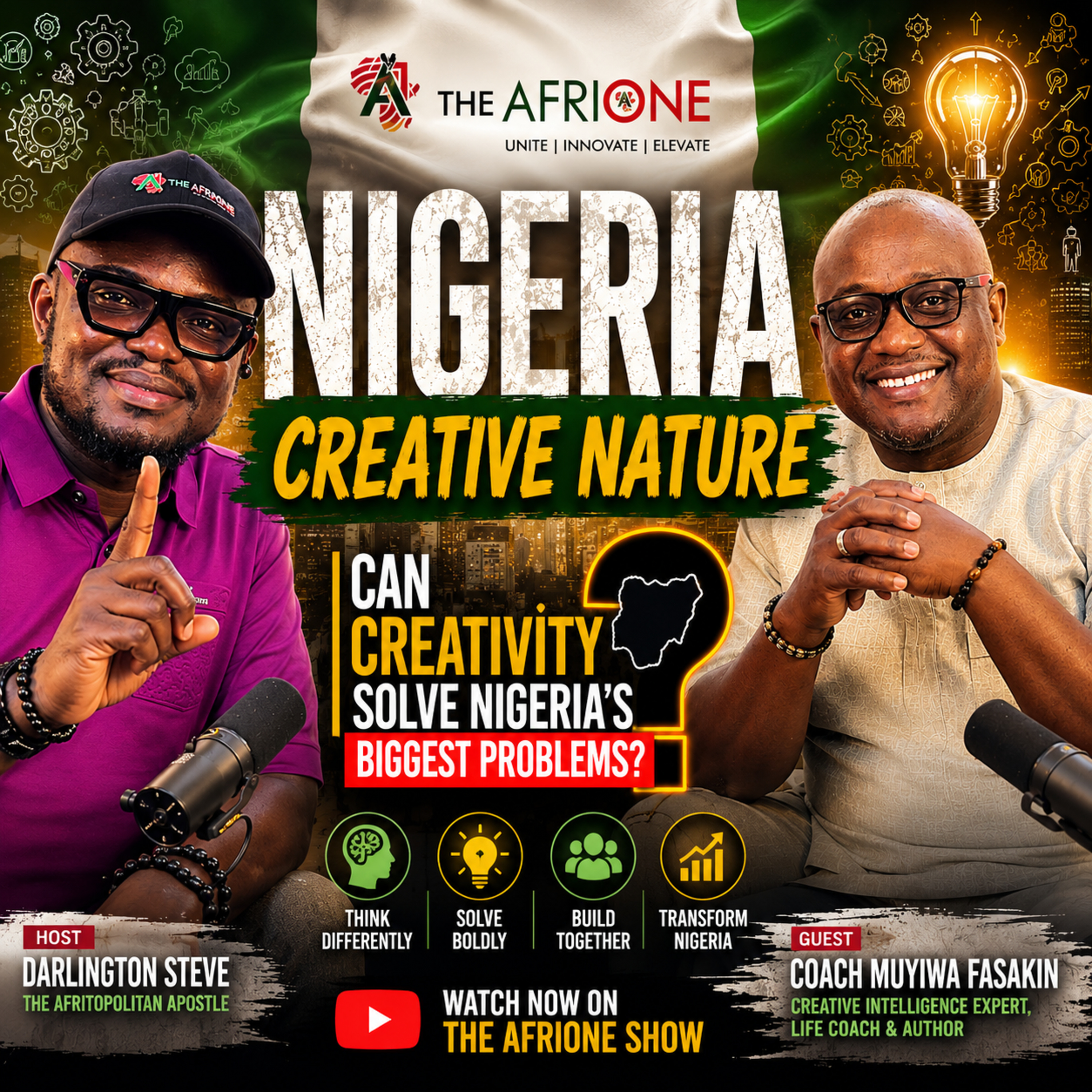 Can Creativity Solve Nigeria’s Biggest Problems /W Coach Muyiwa Fasakin | Nigeria Creativity episode artwork
