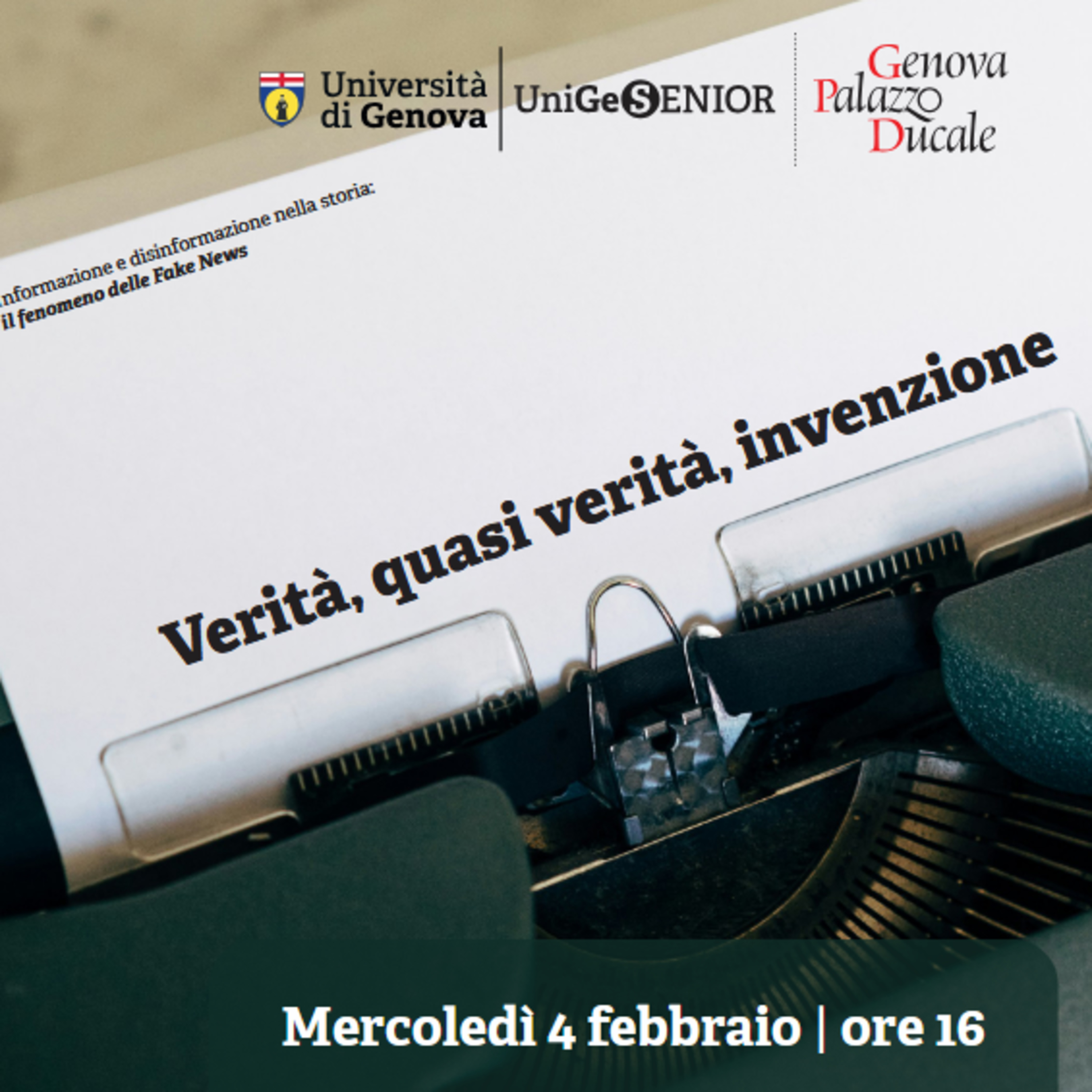 Informazione e disinformazione nella storia: il fenomeno delle fake news "Verità, quasi verità, invenzione" episode artwork