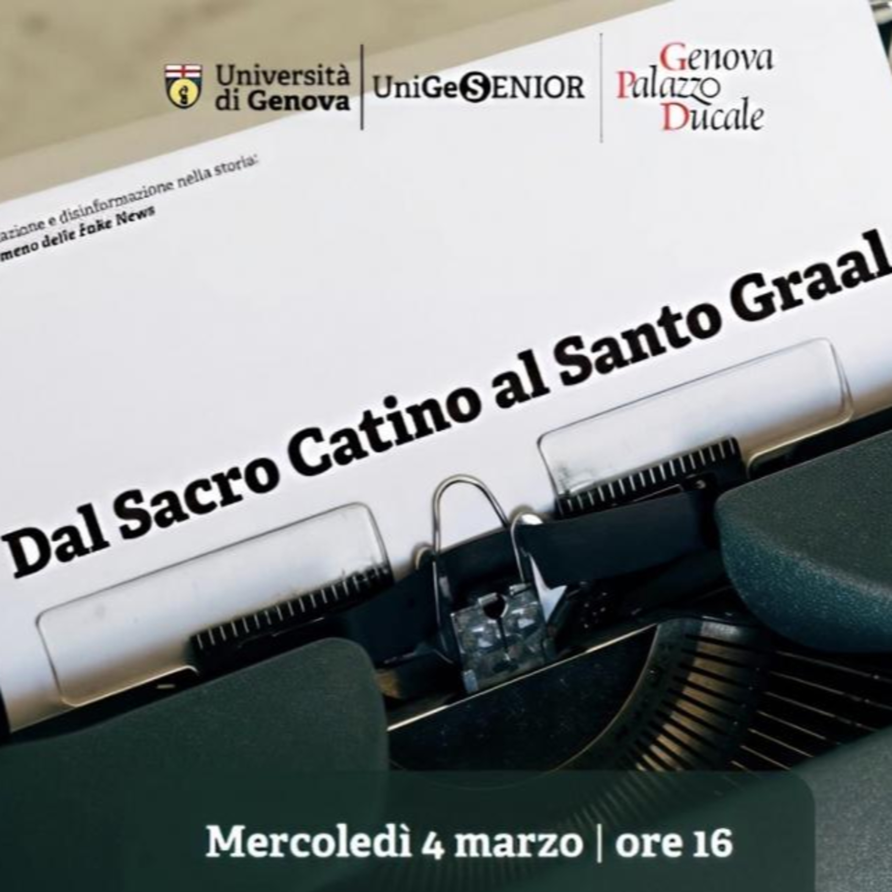 Informazione e disinformazione nella storia: il fenomeno delle fake news "Dal Sacro Catino al Santo Graal" episode artwork