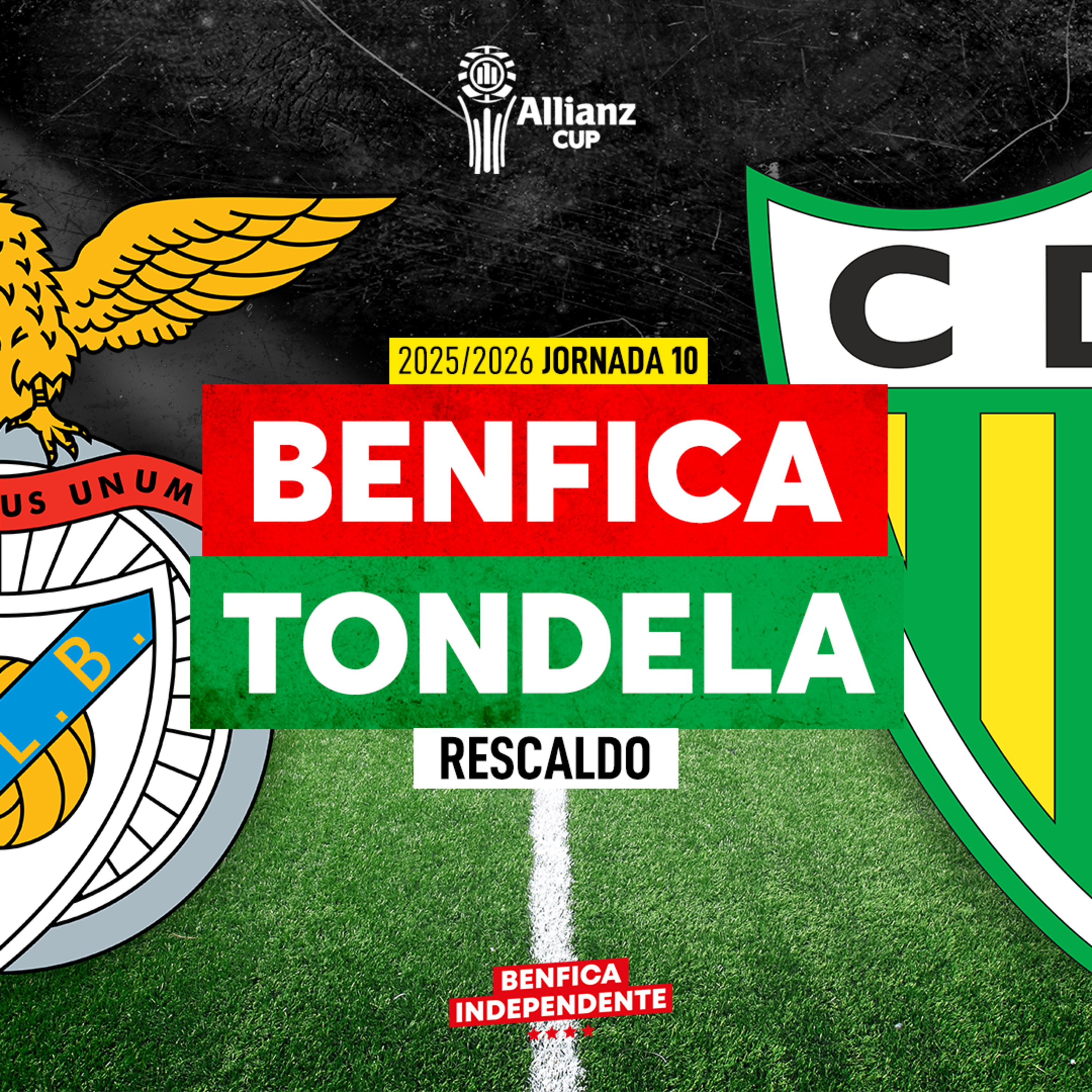 BENFICA x Tondela | RESCALDO 1/4 Taça da Liga (3-0)