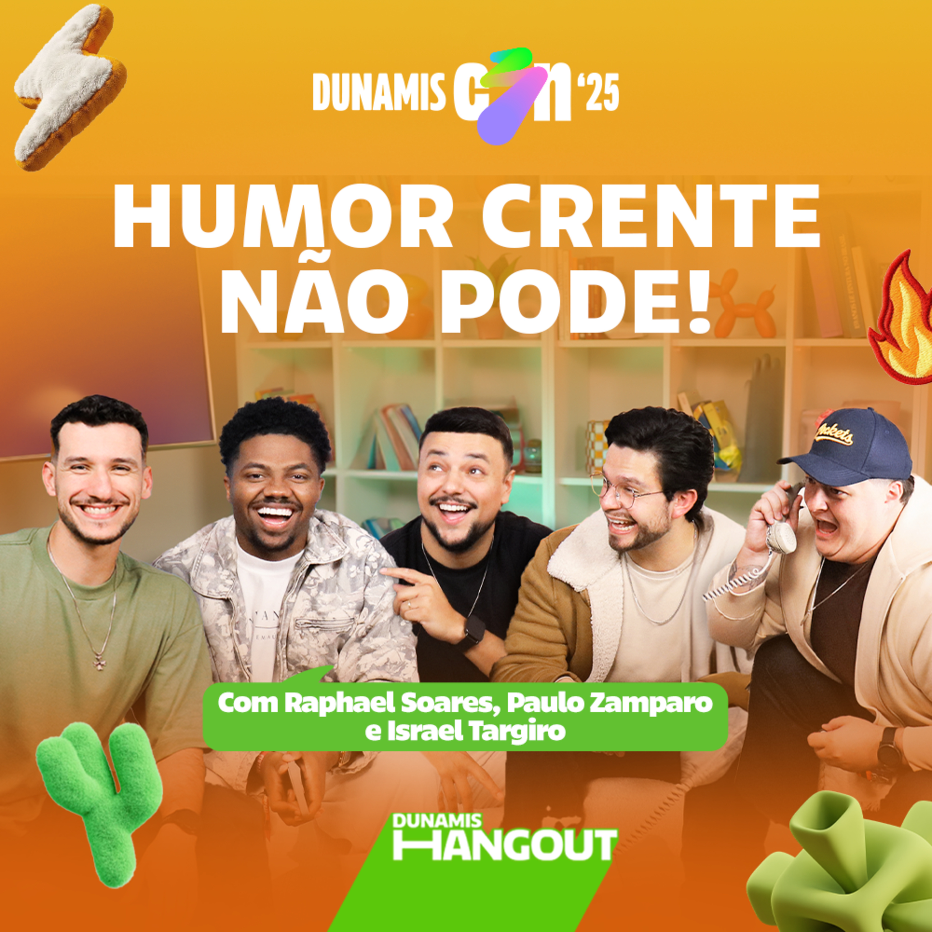 Humor Crente não pode! Com Raphael Soares, Paulo Zamparo e Israel Targiro| EP. 127