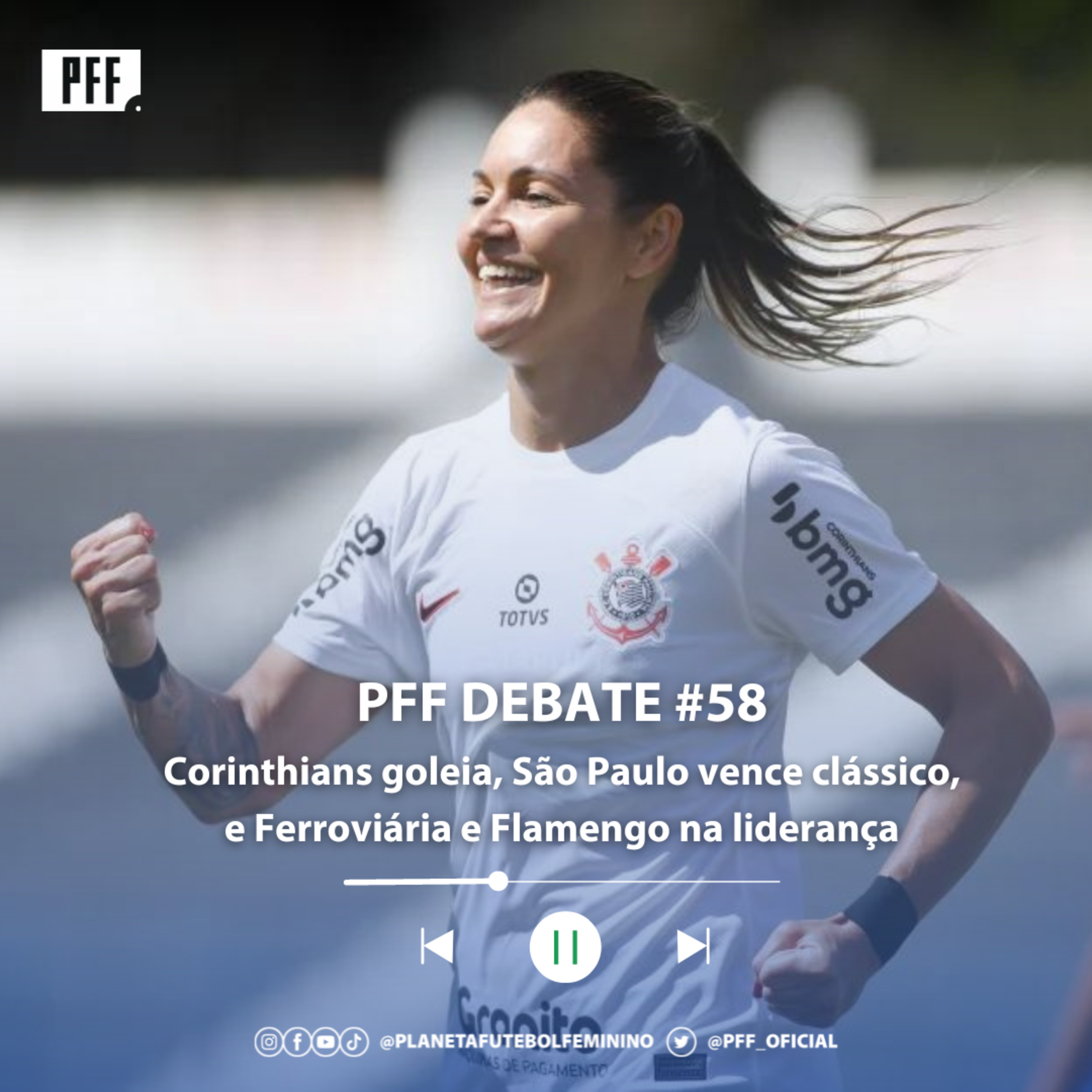 PFF DEBATE #58 - Corinthians goleia, São Paulo vence clássico, e Ferroviária e Flamengo na liderança episode artwork