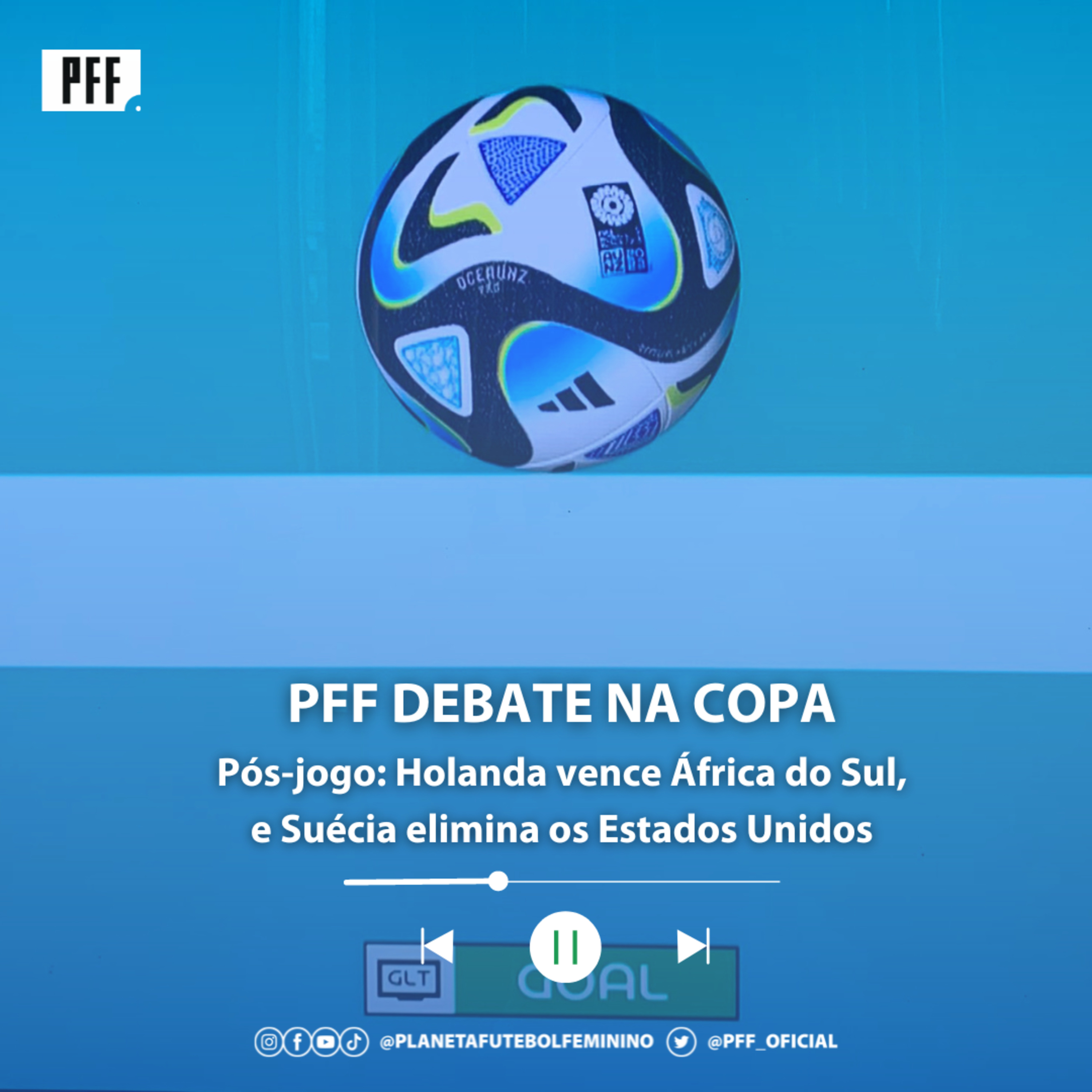 PFF DEBATE NA COPA - Holanda vence África do Sul, e Suécia elimina os EUA episode artwork