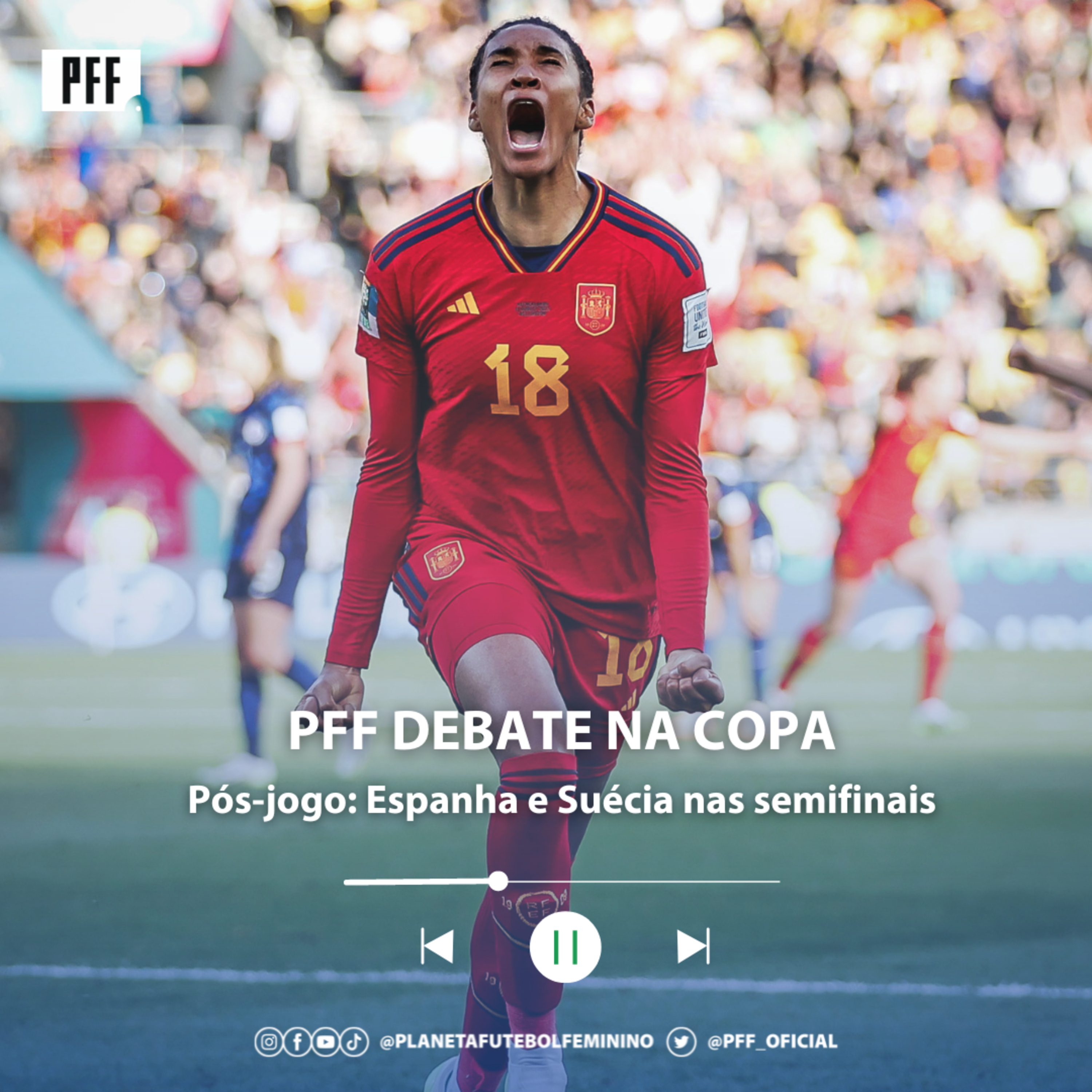 PFF DEBATE NA COPA - Espanha e Suécia avançam às semifinais episode artwork