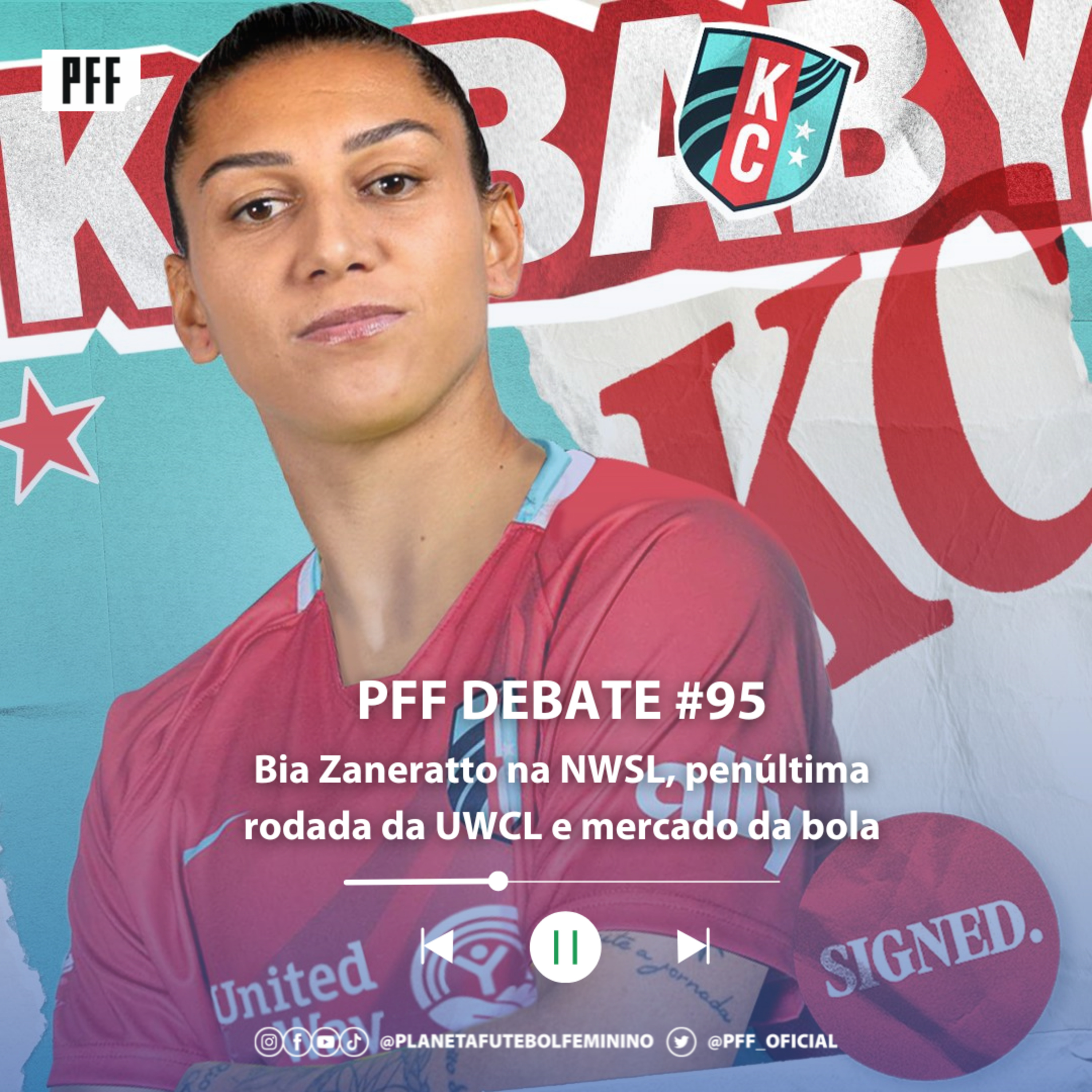 PFF DEBATE #95 - Bia Zaneratto na NWSL, penúltima rodada da UWCL e mercado da bola episode artwork