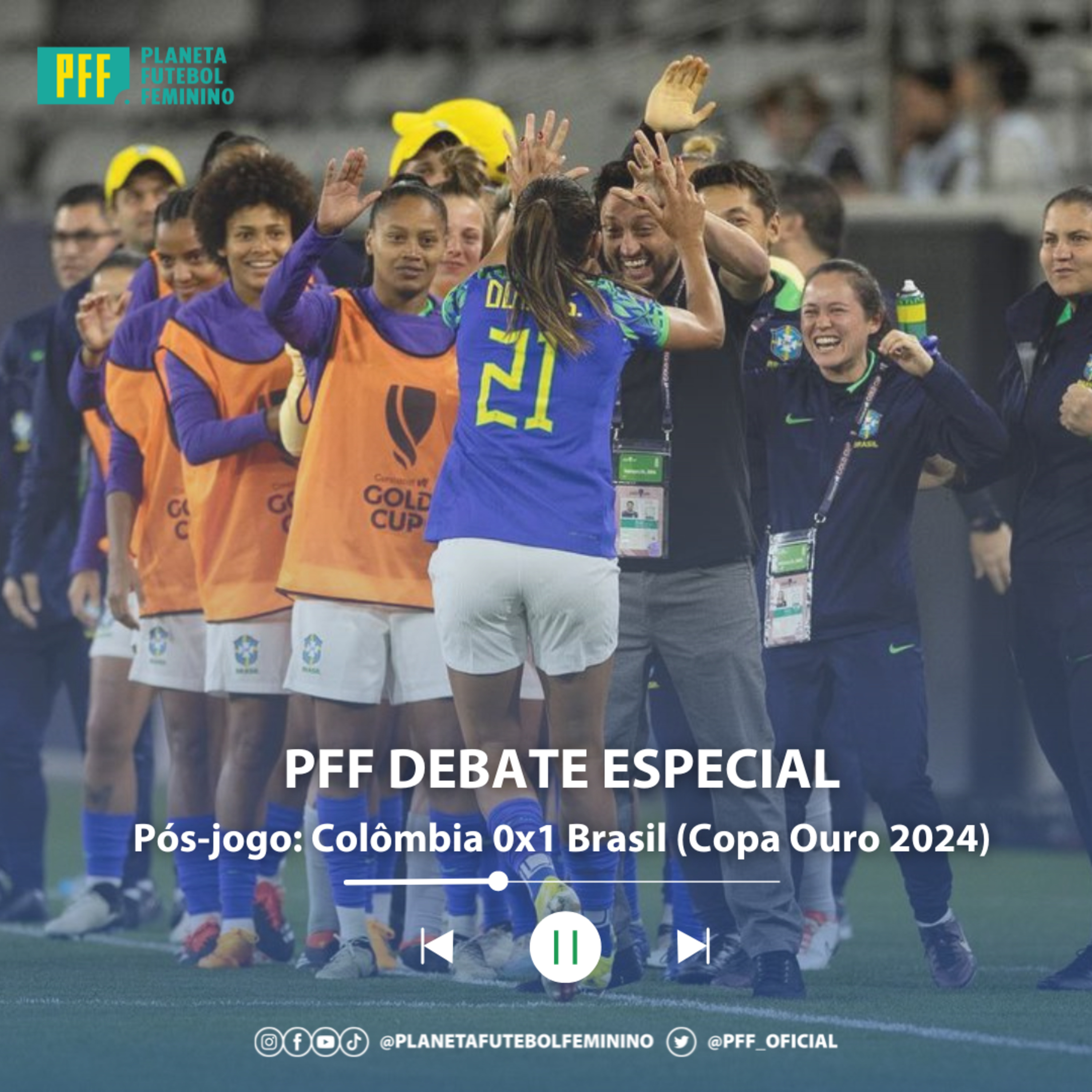 PFF DEBATE ESPECIAL - Pós-jogo: Colômbia 0x1 Brasil (Copa Ouro 2024) episode artwork