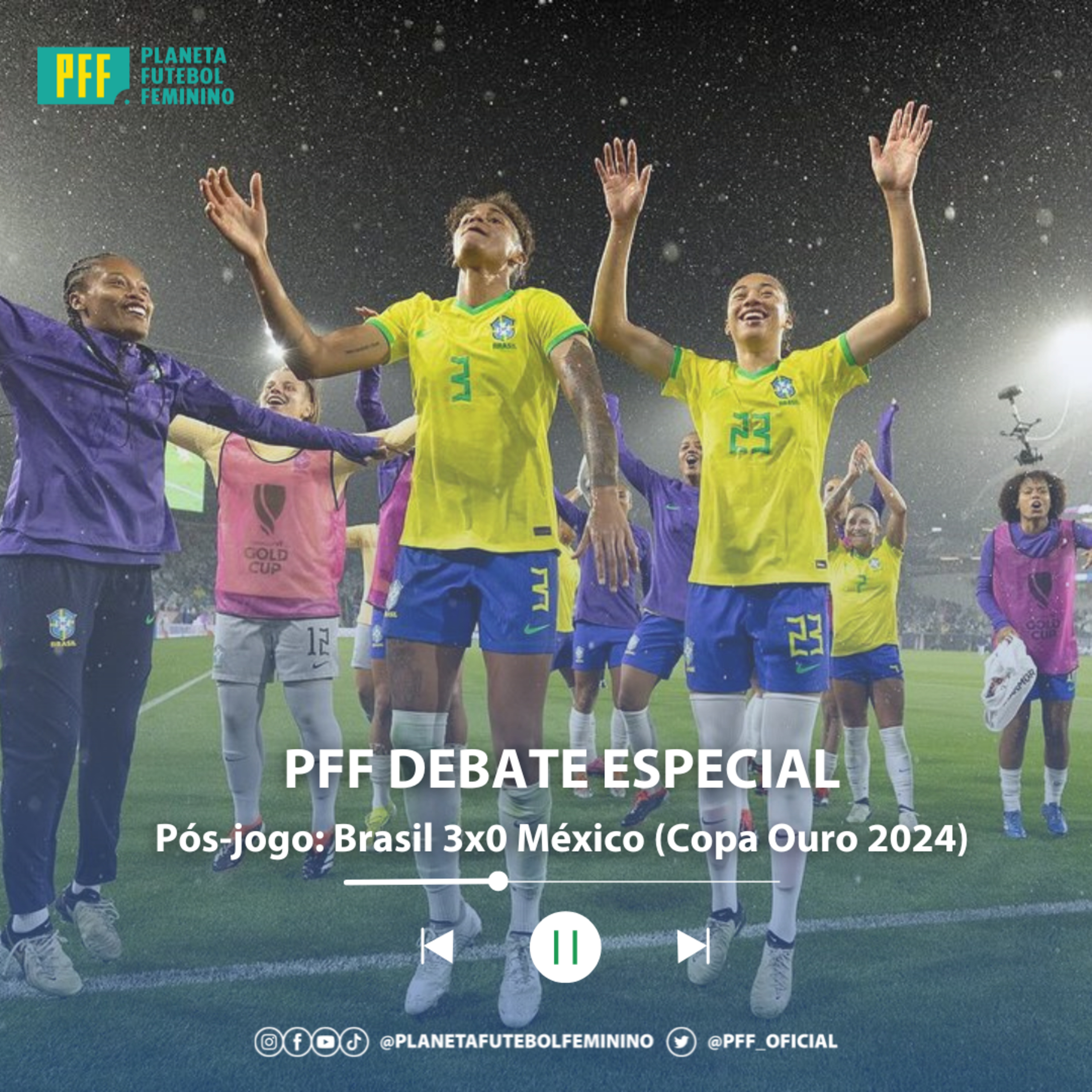 PFF DEBATE ESPECIAL - Pós-jogo: Brasil 3x0 México (Copa Ouro 2024) episode artwork