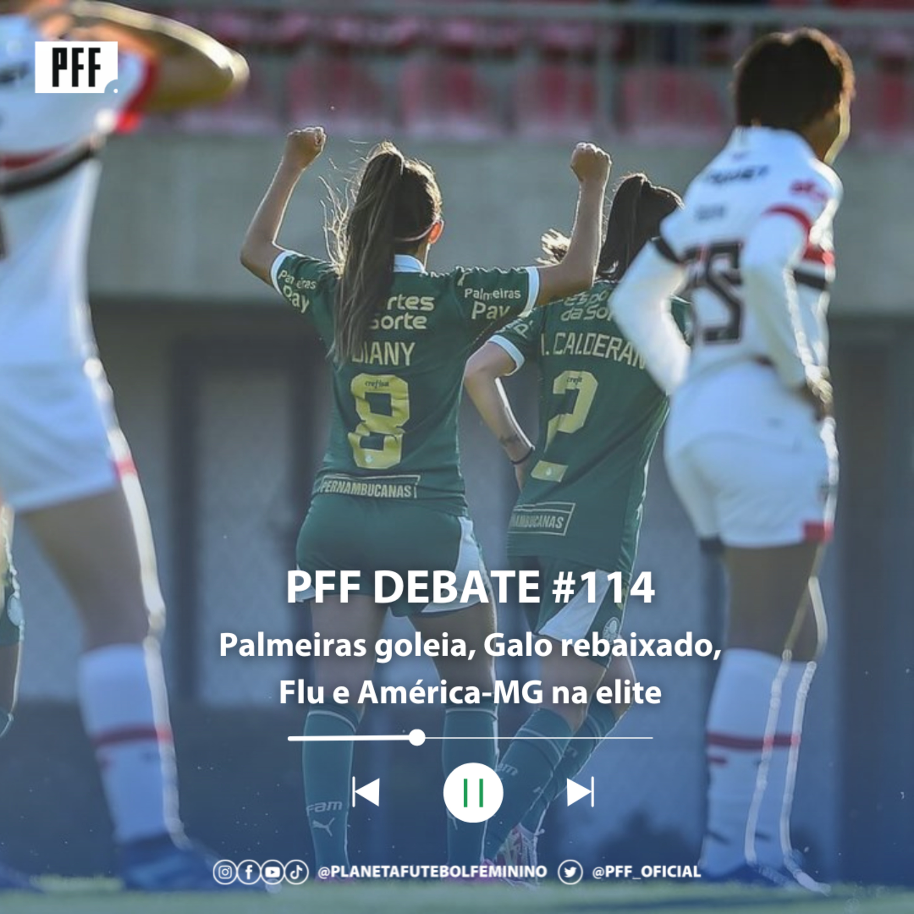 PFF DEBATE #114 - Palmeiras goleia, Galo rebaixado, Flu e América-MG na elite episode artwork