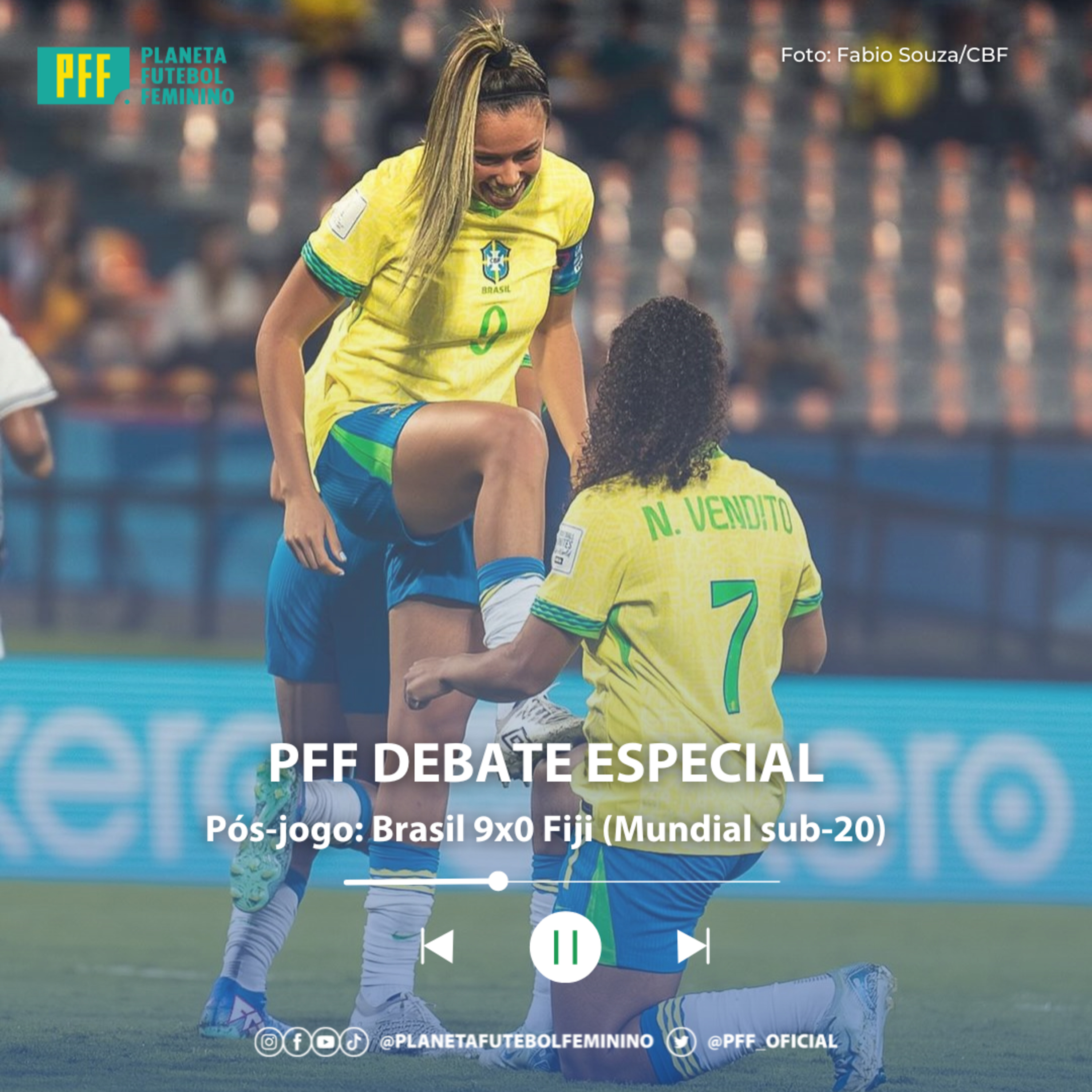 PFF DEBATE ESPECIAL - Pós-jogo: Brasil 9x0 Fiji (Mundial sub-20) episode artwork