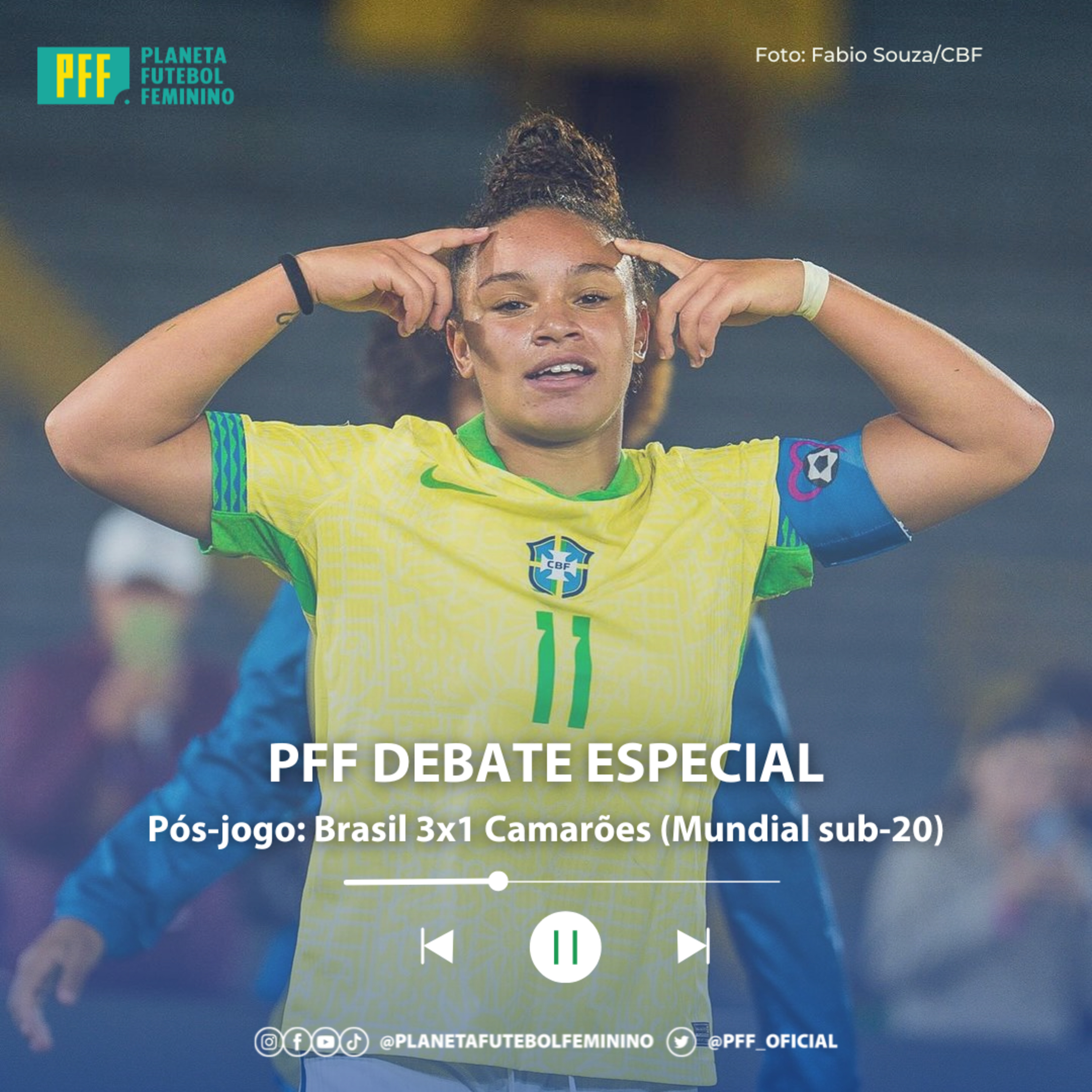 PFF DEBATE ESPECIAL - Pós-jogo: Brasil 3x1 Camarões (Mundial sub-20) episode artwork