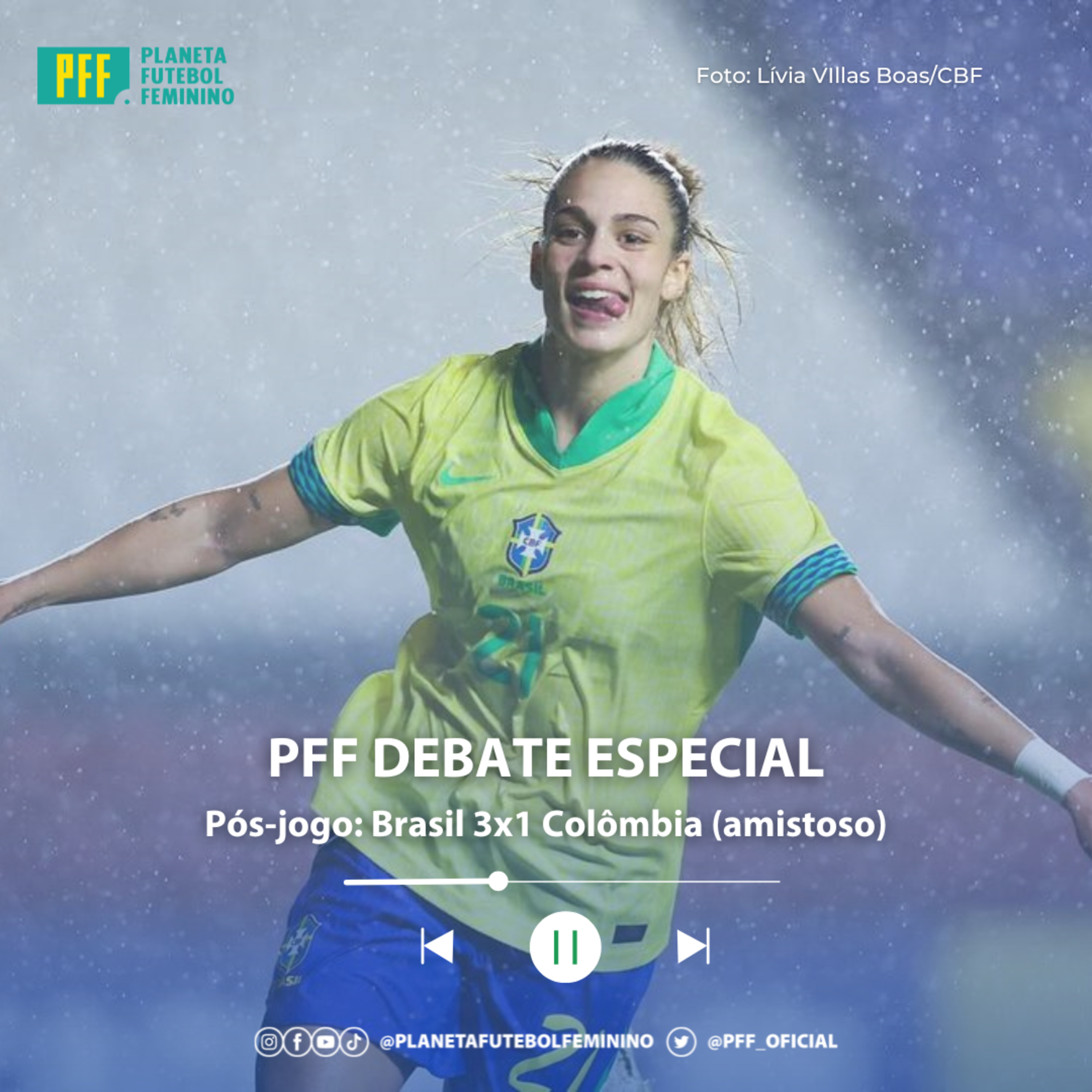 PFF DEBATE #131 - Pós-jogo: Brasil 3x1 Colômbia (amistoso) episode artwork