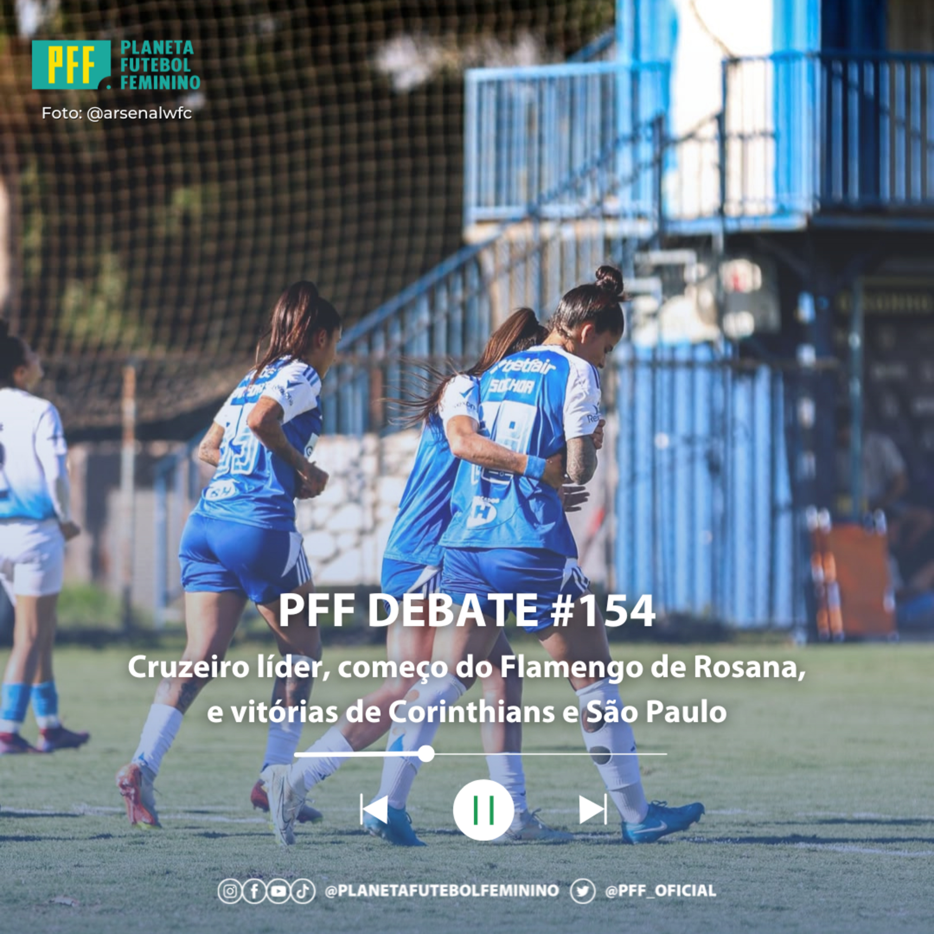 PFF DEBATE #154 - Cruzeiro líder, começo do Flamengo de Rosana, e vitórias de Corinthians e São Paulo episode artwork