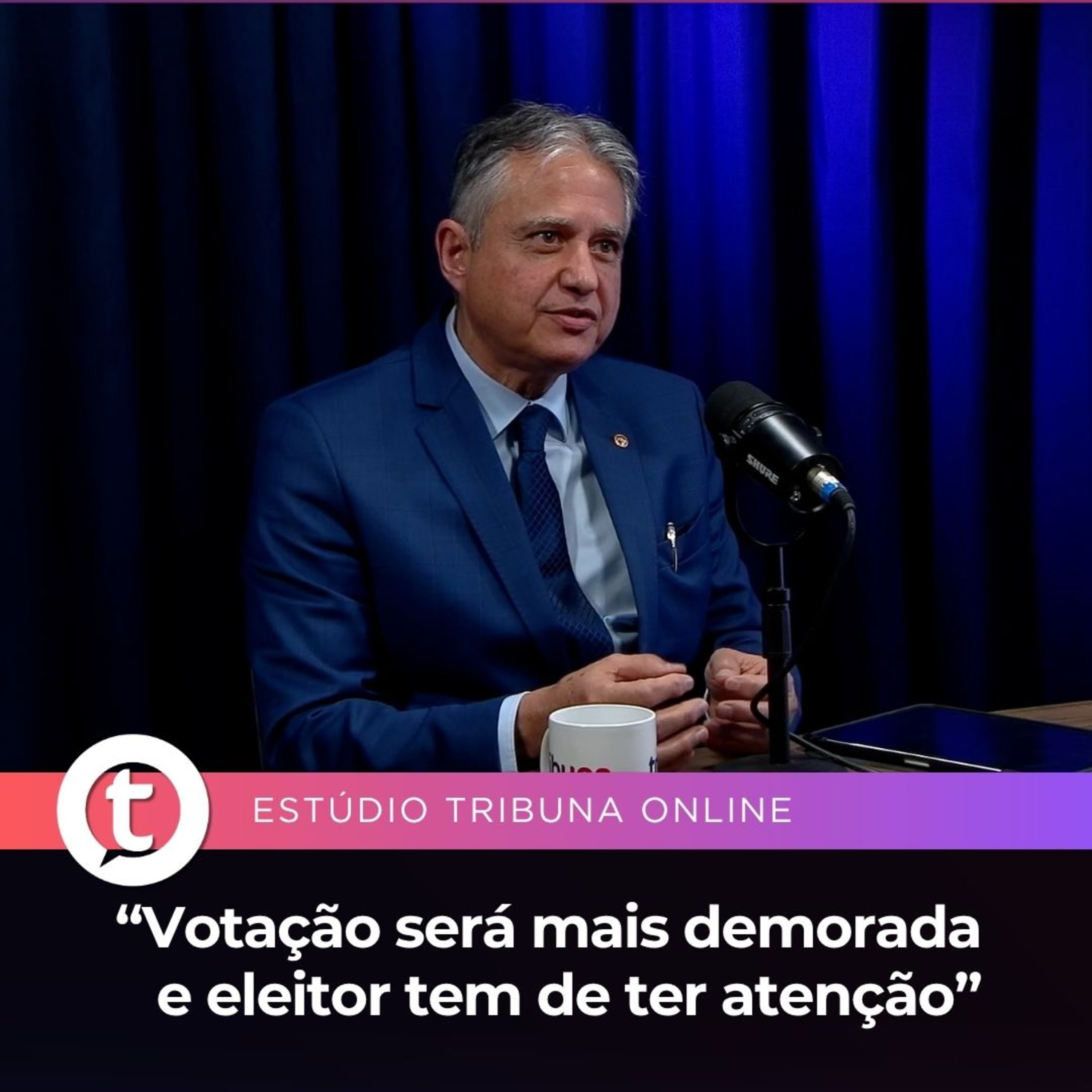Cláudio Lemos: “Votação será mais demorada e eleitor tem de ter atenção” | Estúdio Tribuna Online #141 episode artwork