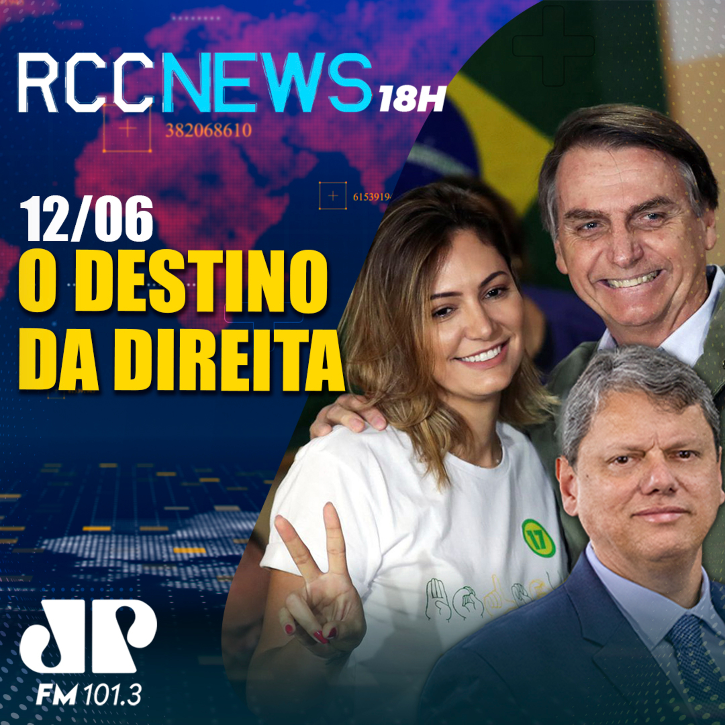 Tarcísio de Freitas e Michelle são favoritos para substituir Bolsonaro, em 2026 episode artwork