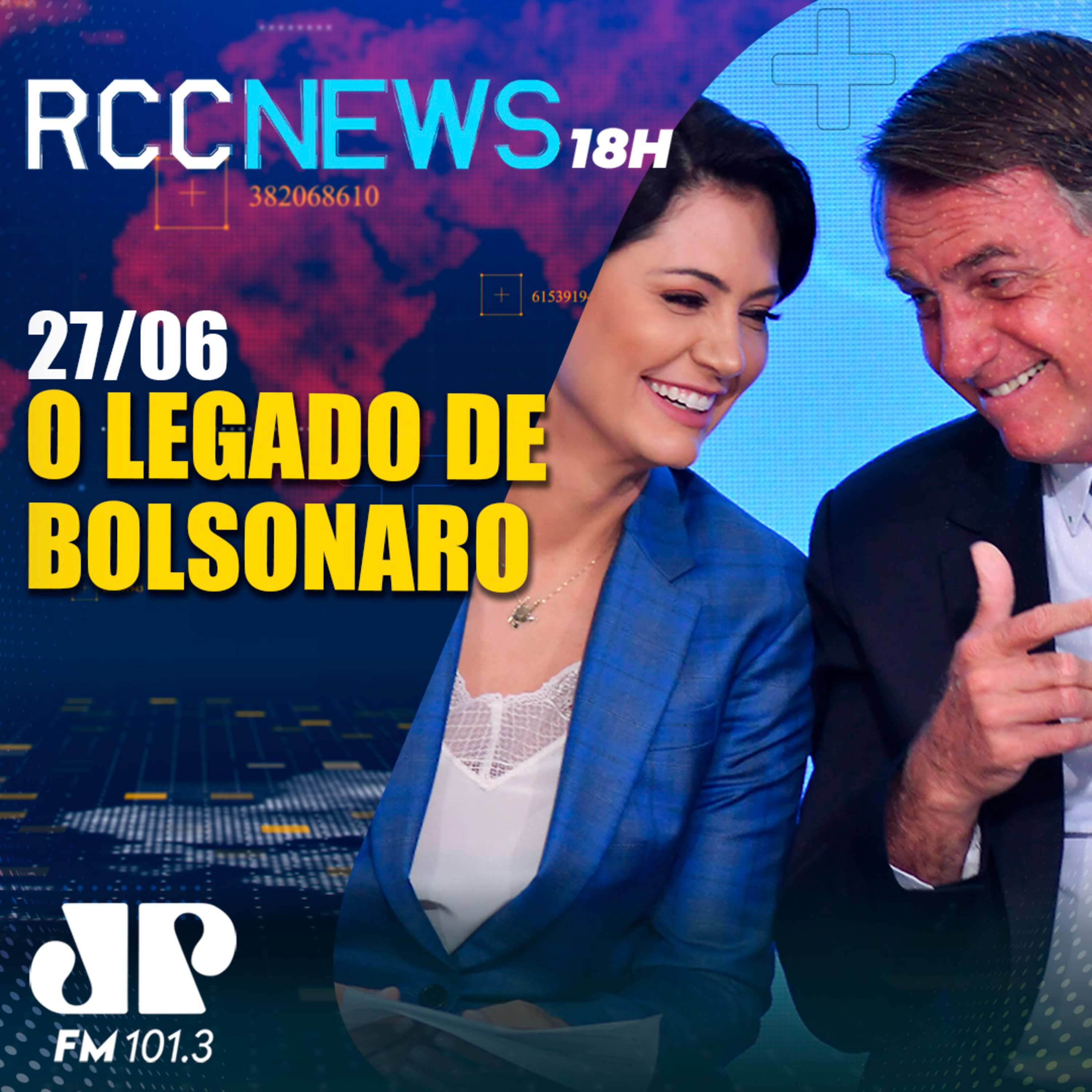 Bolsonaro diz que Michelle pode ser candidata à Presidência em 2026 episode artwork