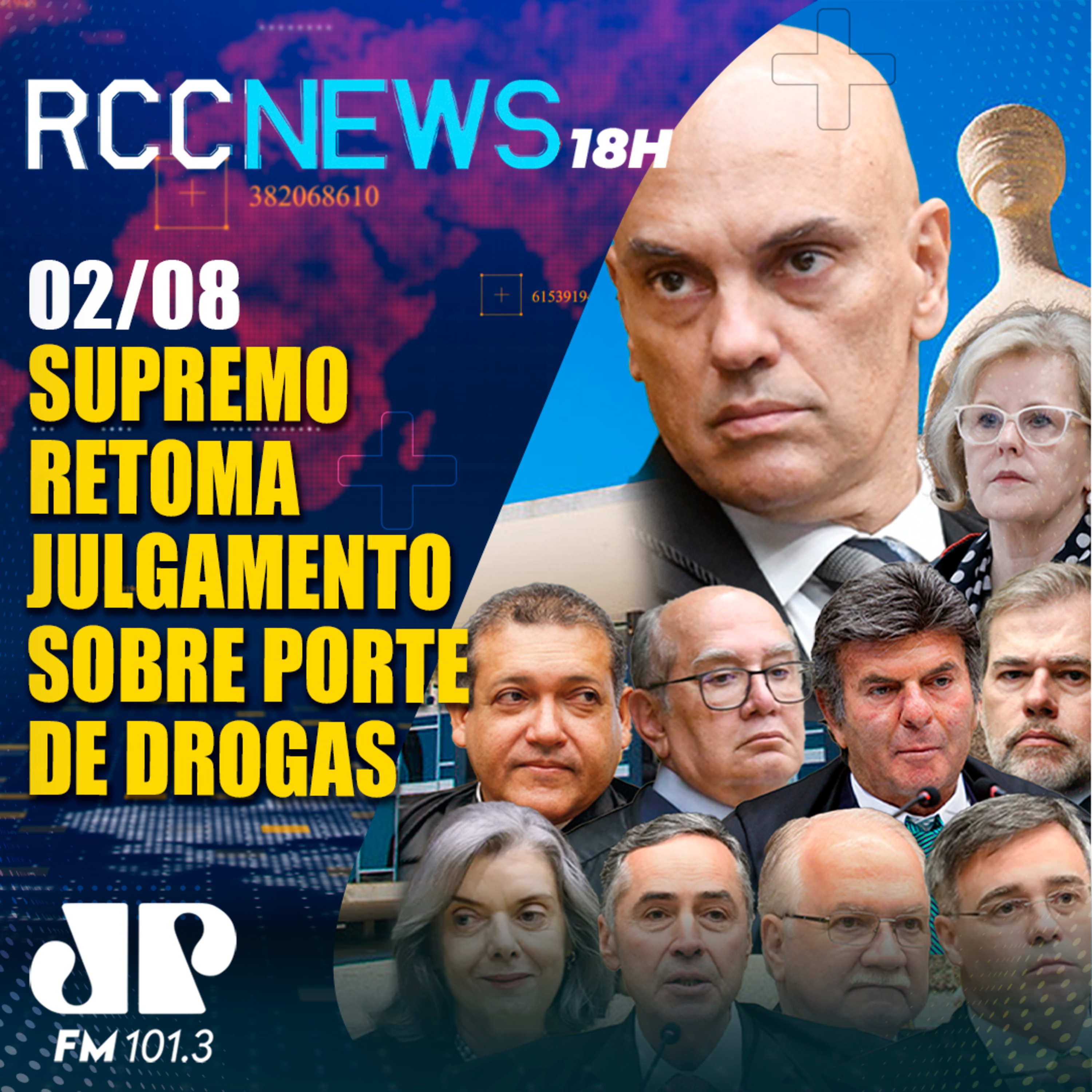 Depois de sete anos, STF retoma julgamento sobre porte de drogas episode artwork