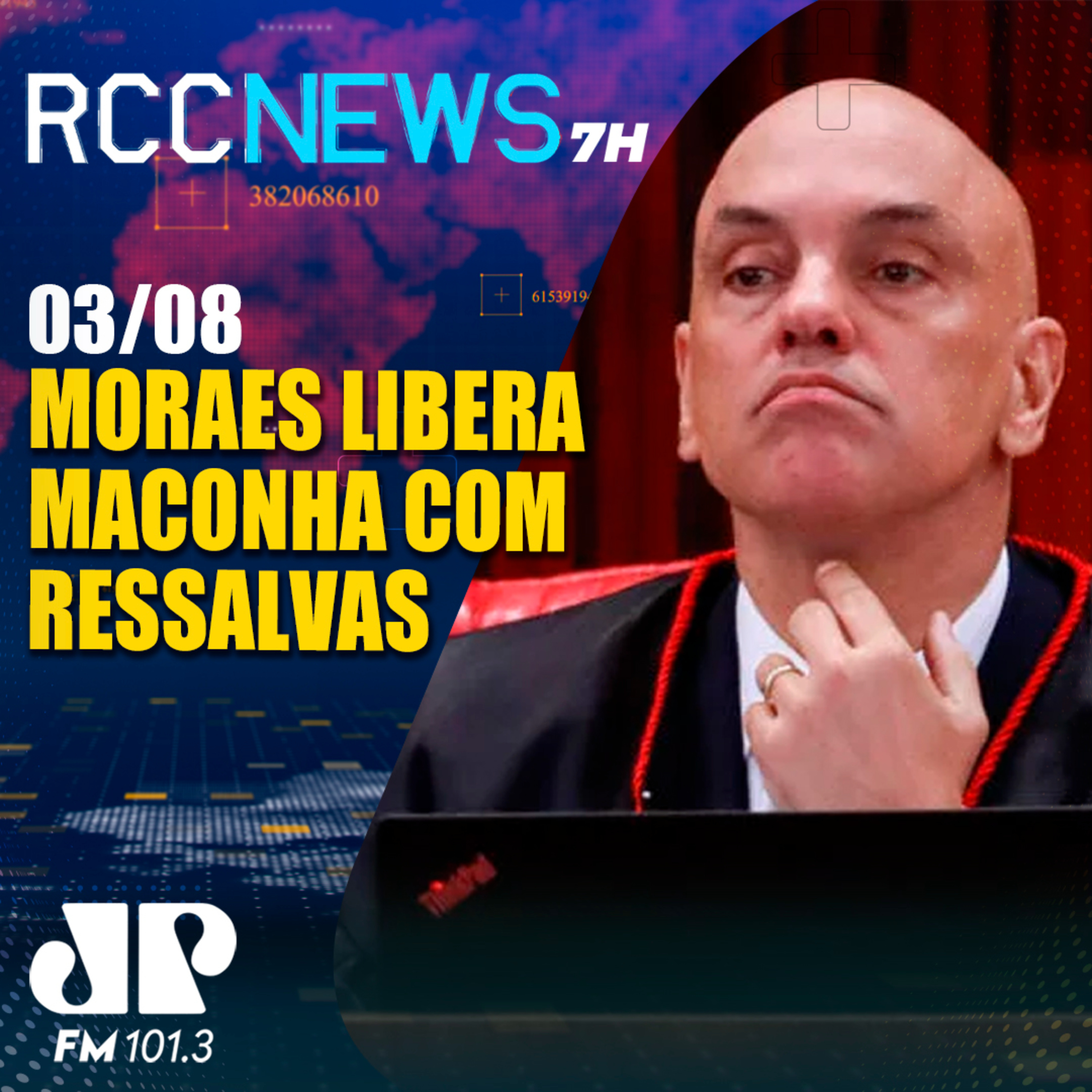 Moraes vota para liberação do porte de maconha, que está 4 a 0 no STF episode artwork