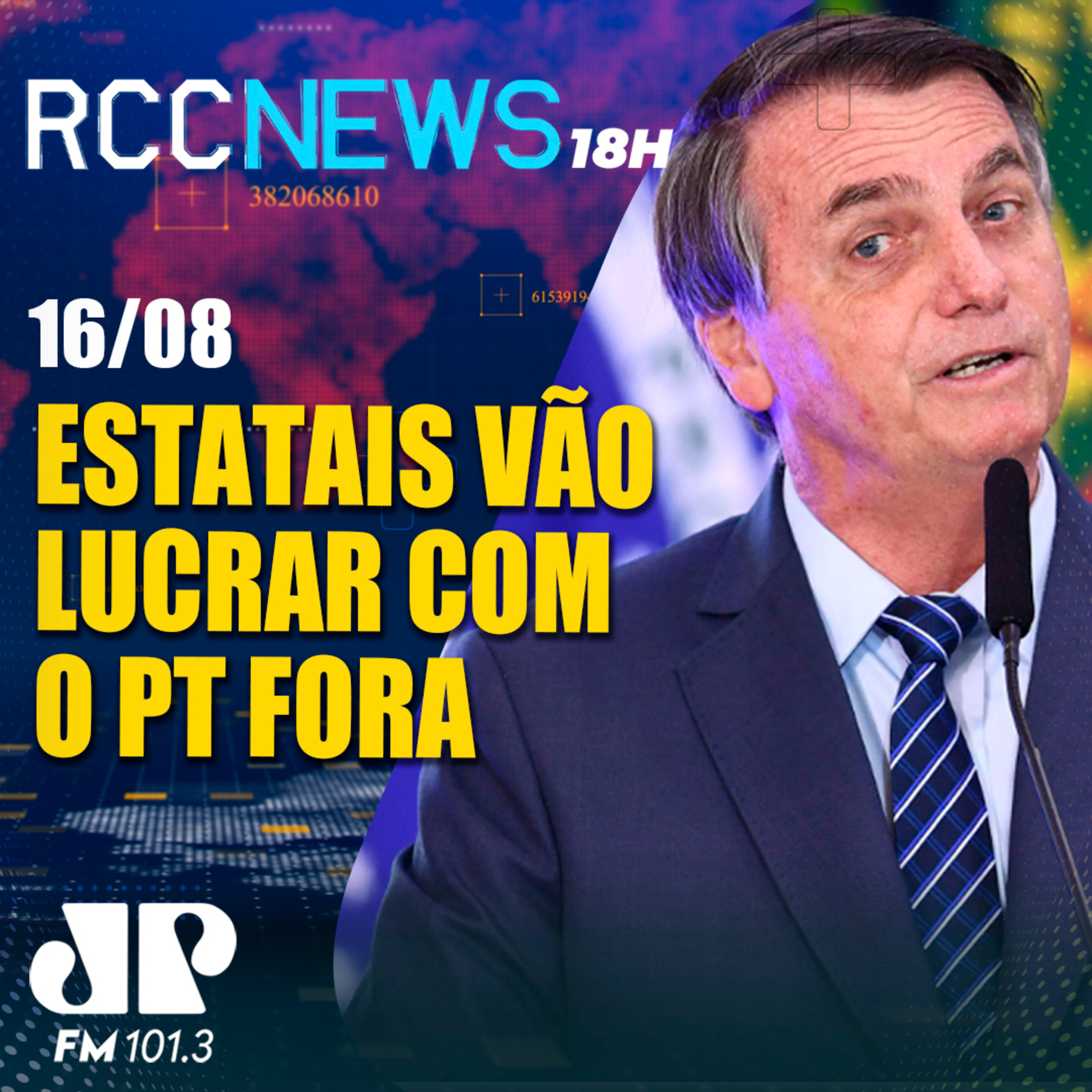 Bolsonaro diz que estatais só voltaram a lucrar após governos do PT episode artwork