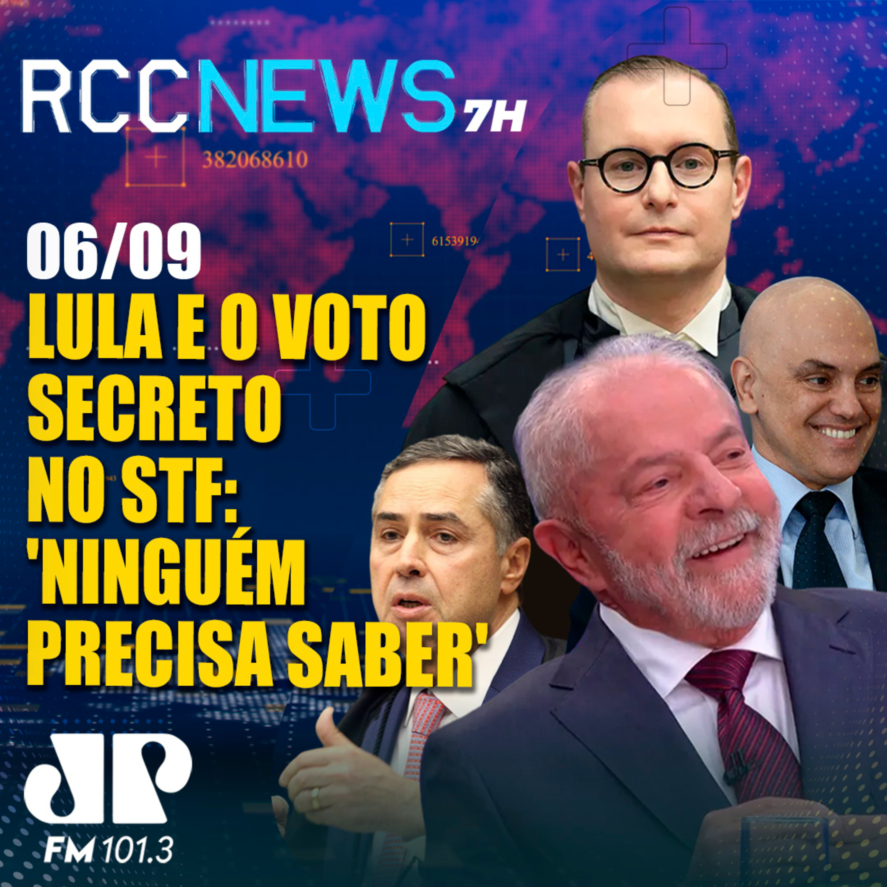 Lula diz que luta contra o ódio, mas fala em voto secreto para ministros do STF episode artwork