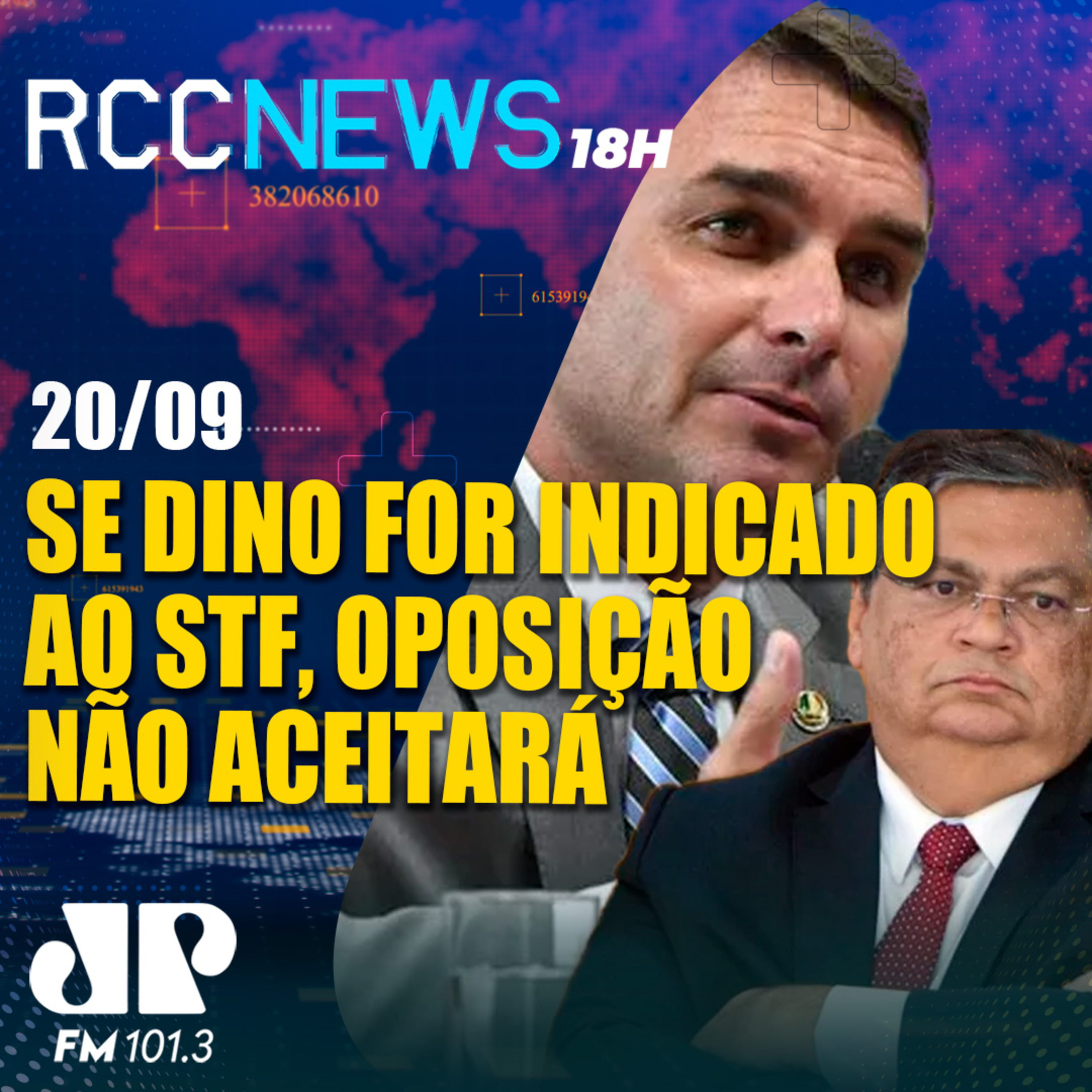 “Tenho a convicção de que Dino não passa no senado”, diz o senador Flávio Bolsonaro episode artwork