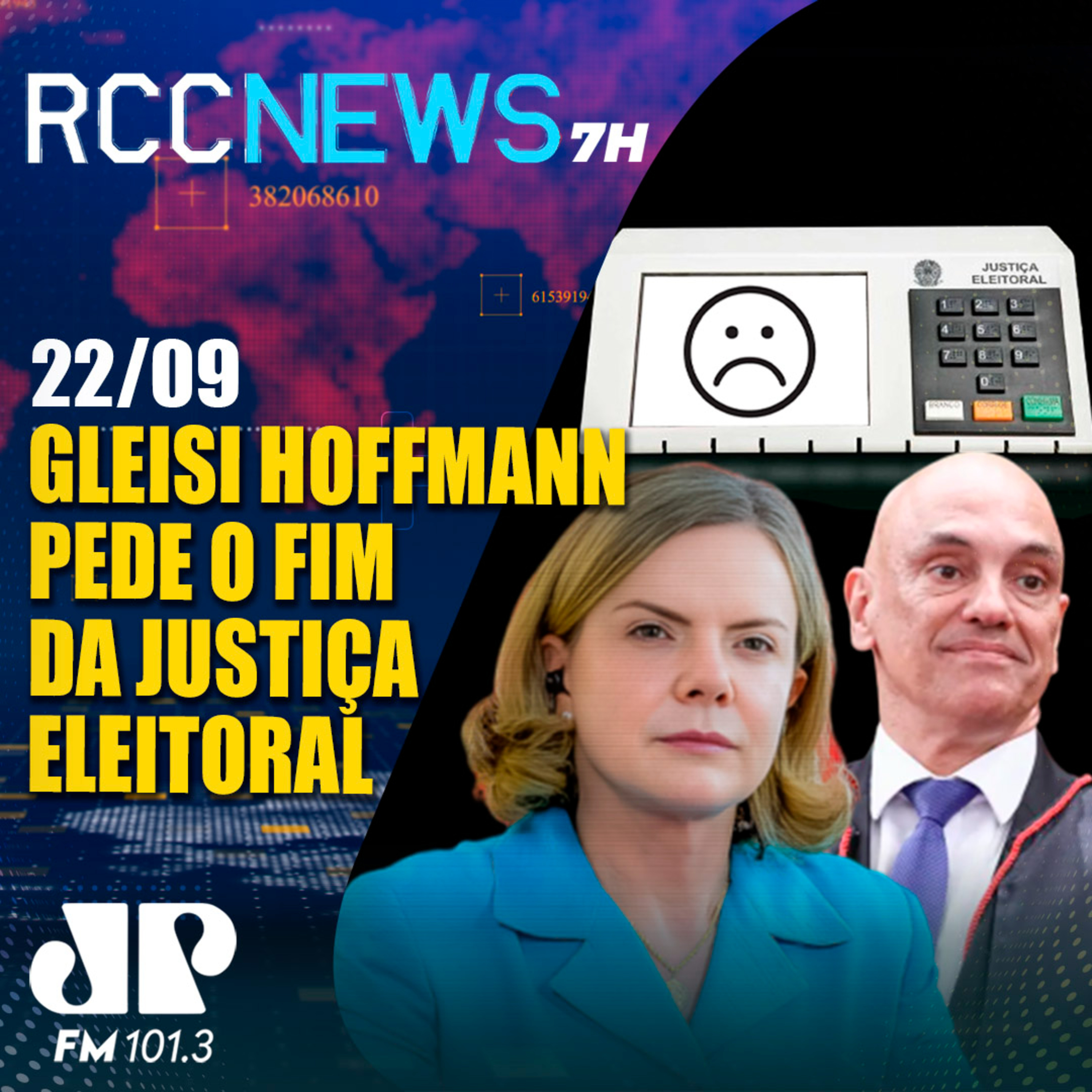 Gleisi Hoffmann defende fim da justiça eleitoral no Brasil episode artwork